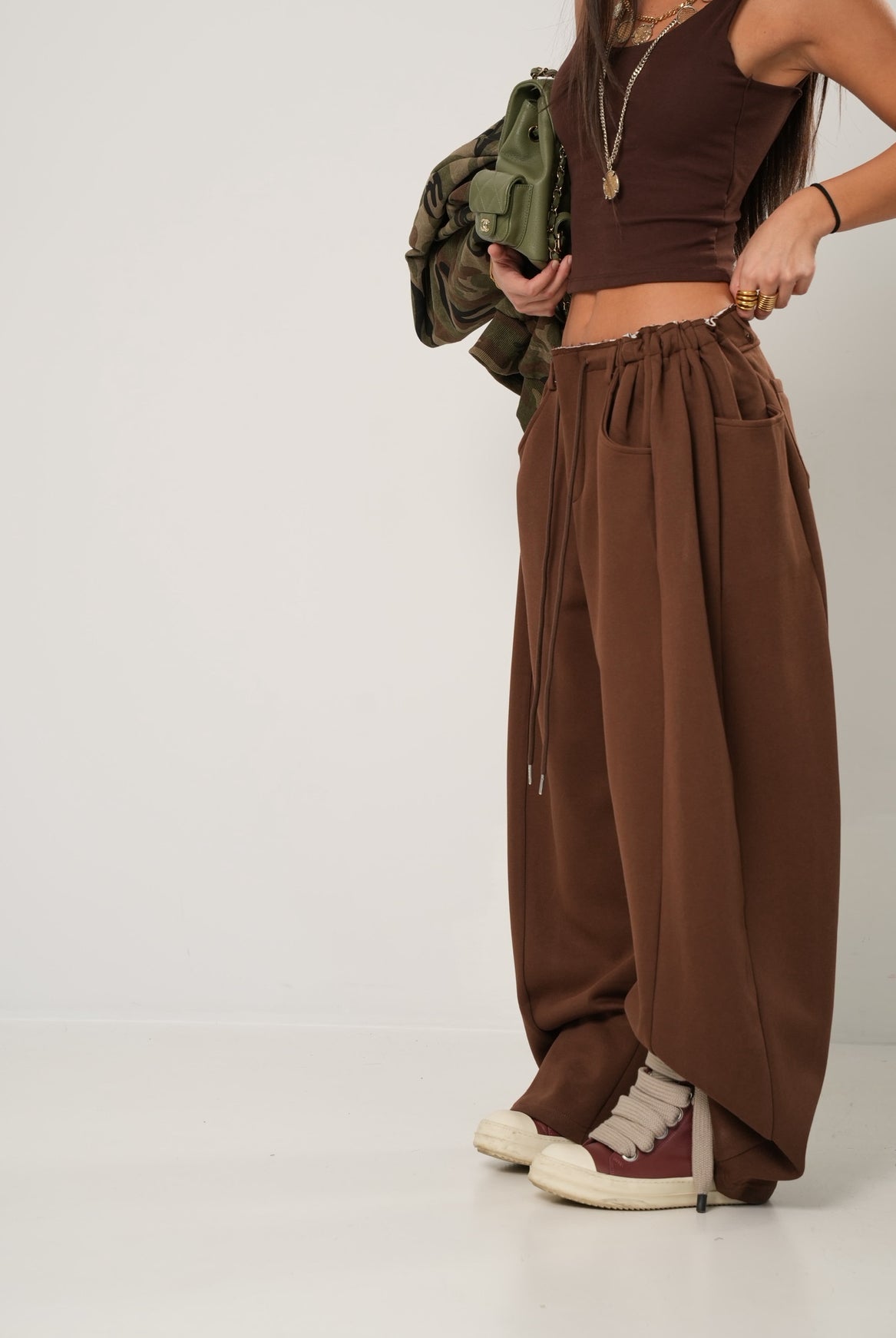 Pantaloni Ruby marroni