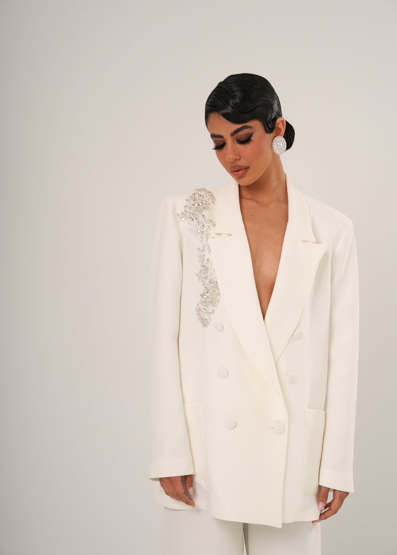 Blazer Partenope bianco
