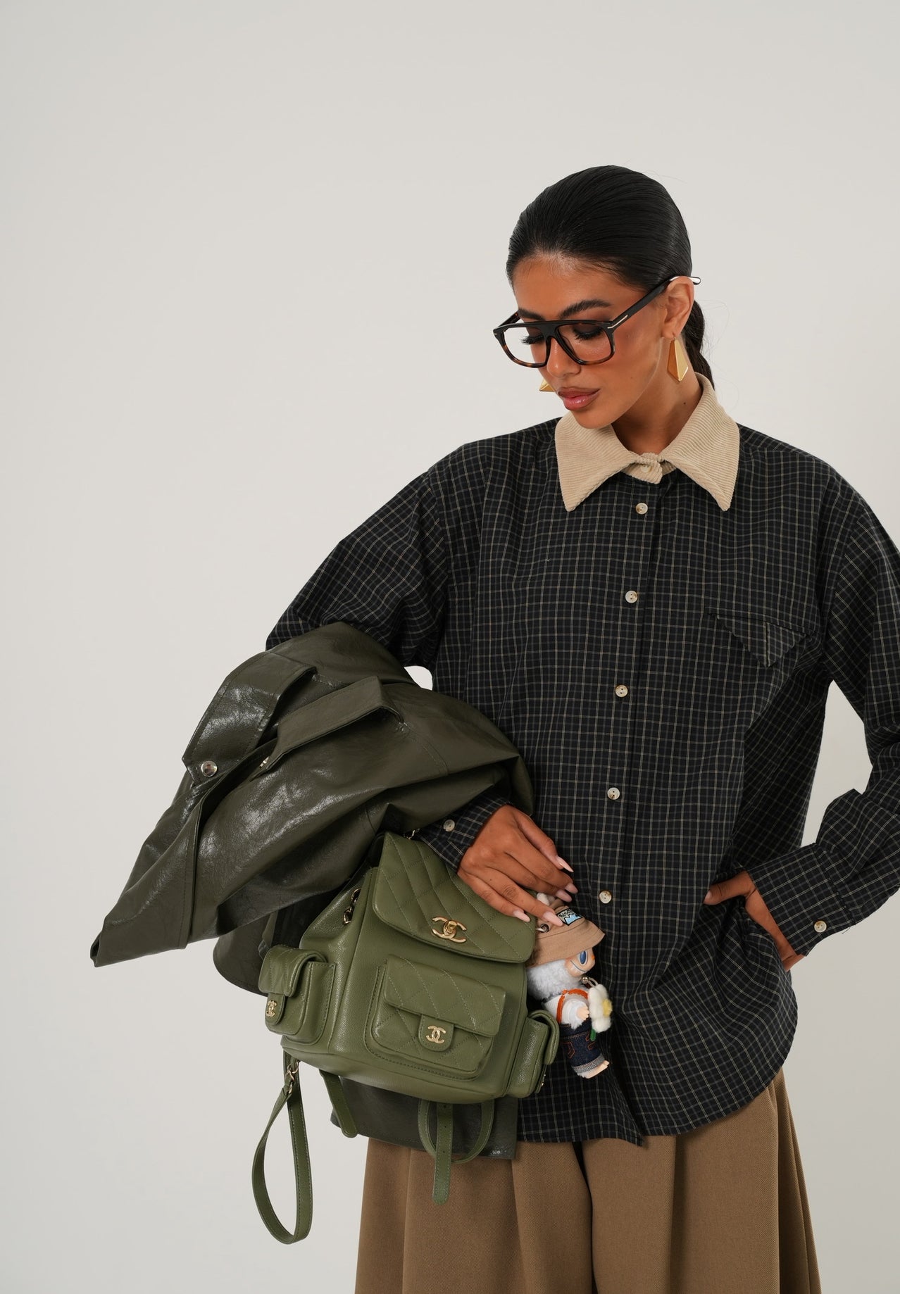 Camicia colletto Circe blu by Lumina