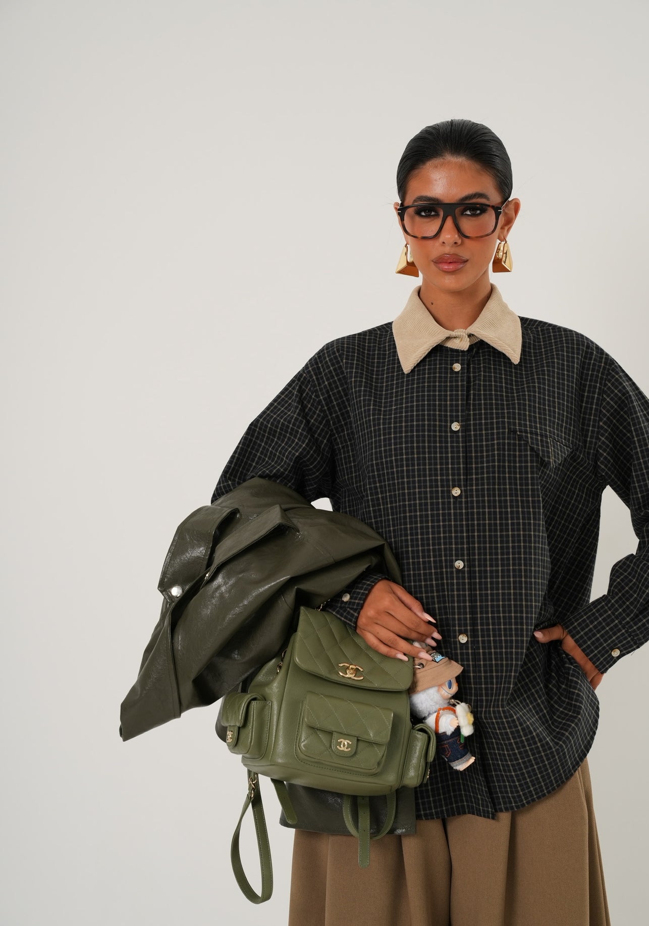 Camicia colletto Circe blu by Lumina