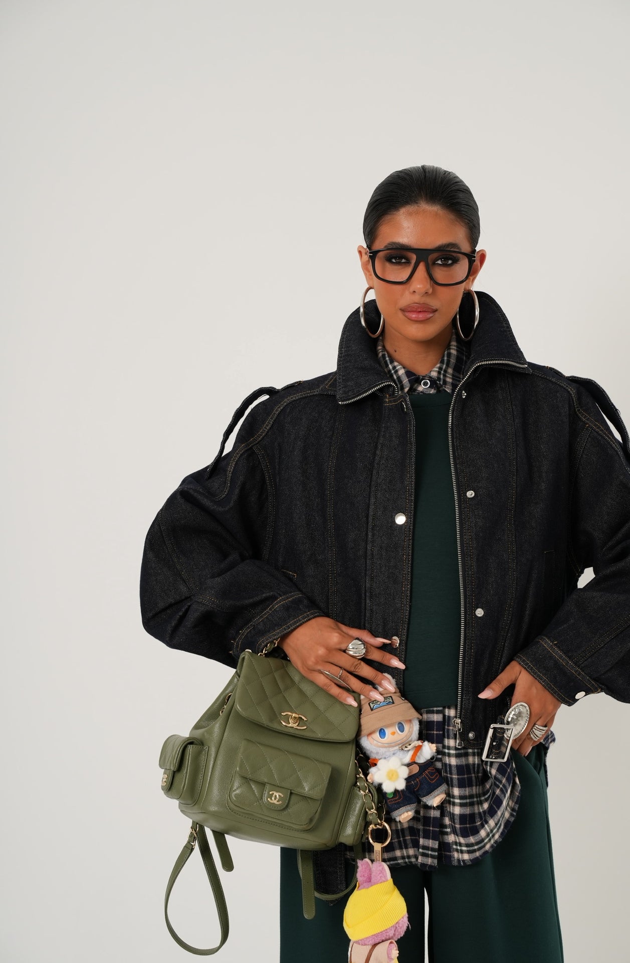 Bomber Niobe denim scuro