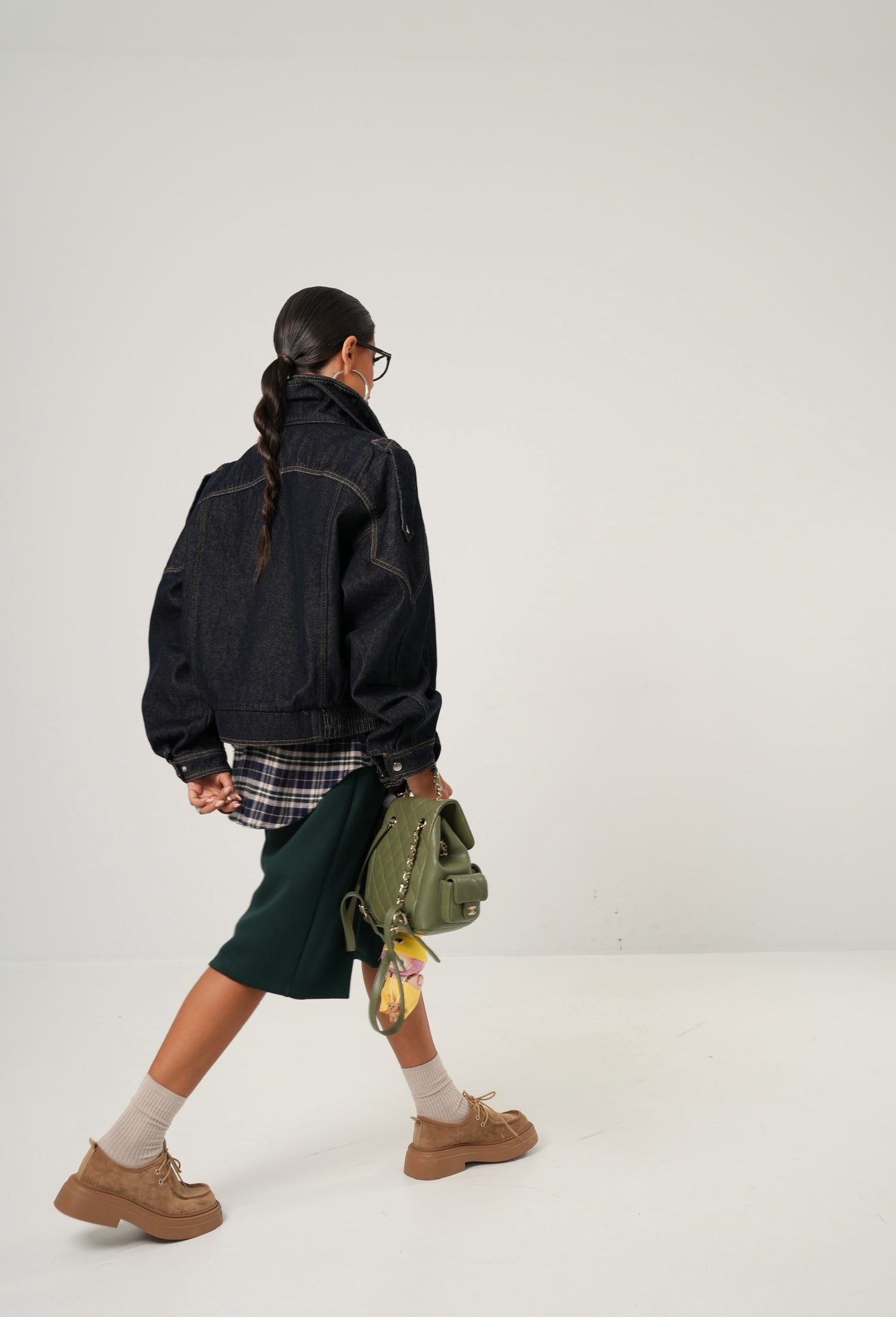 Bomber Niobe denim scuro