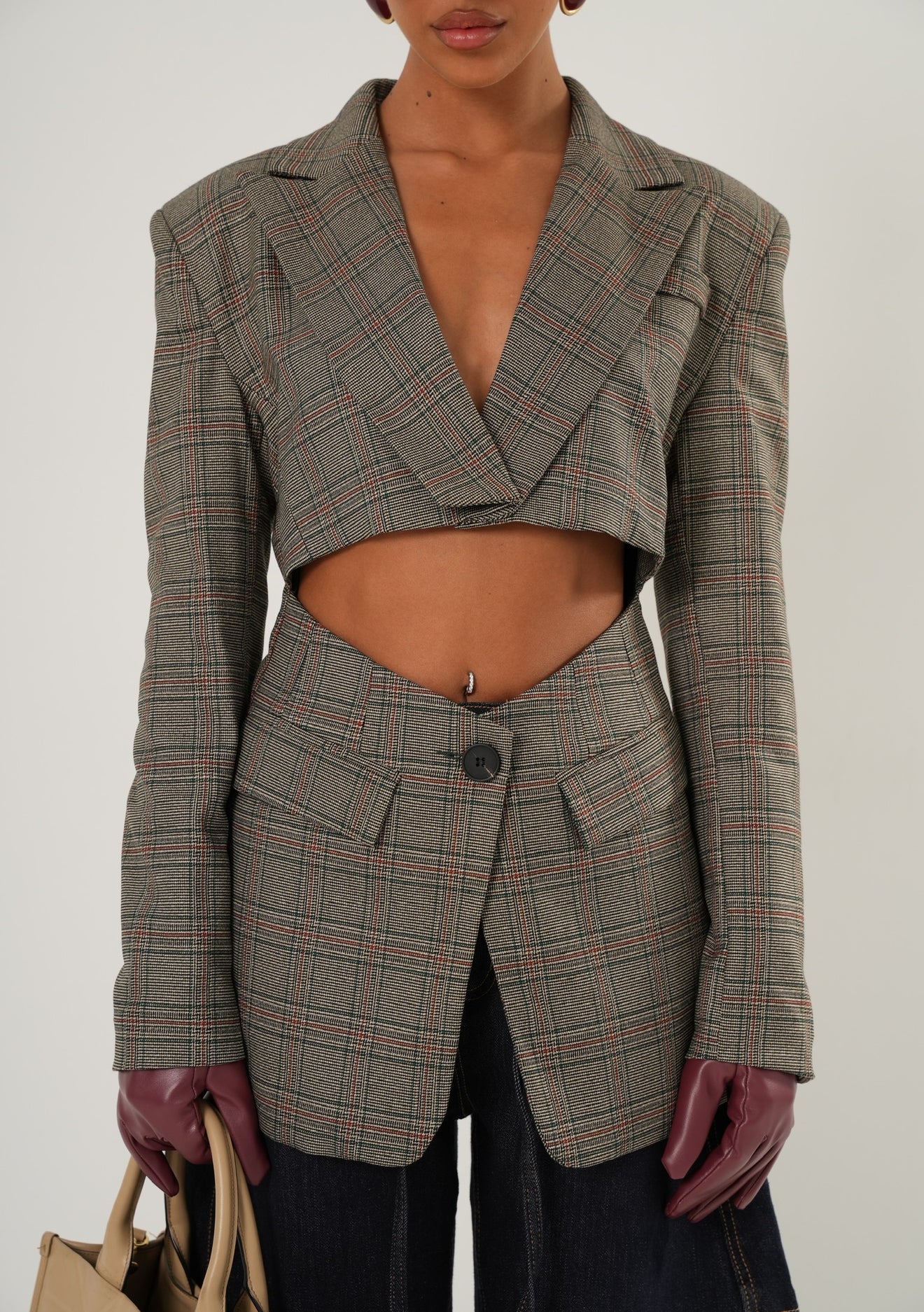 Giacca Dorothy taupe by Lumina