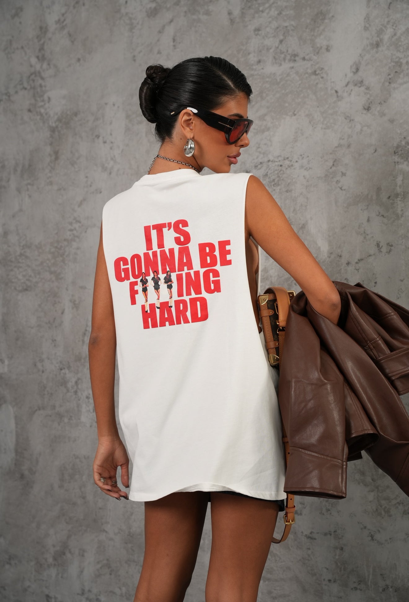 Canotta Like Jennie bianca