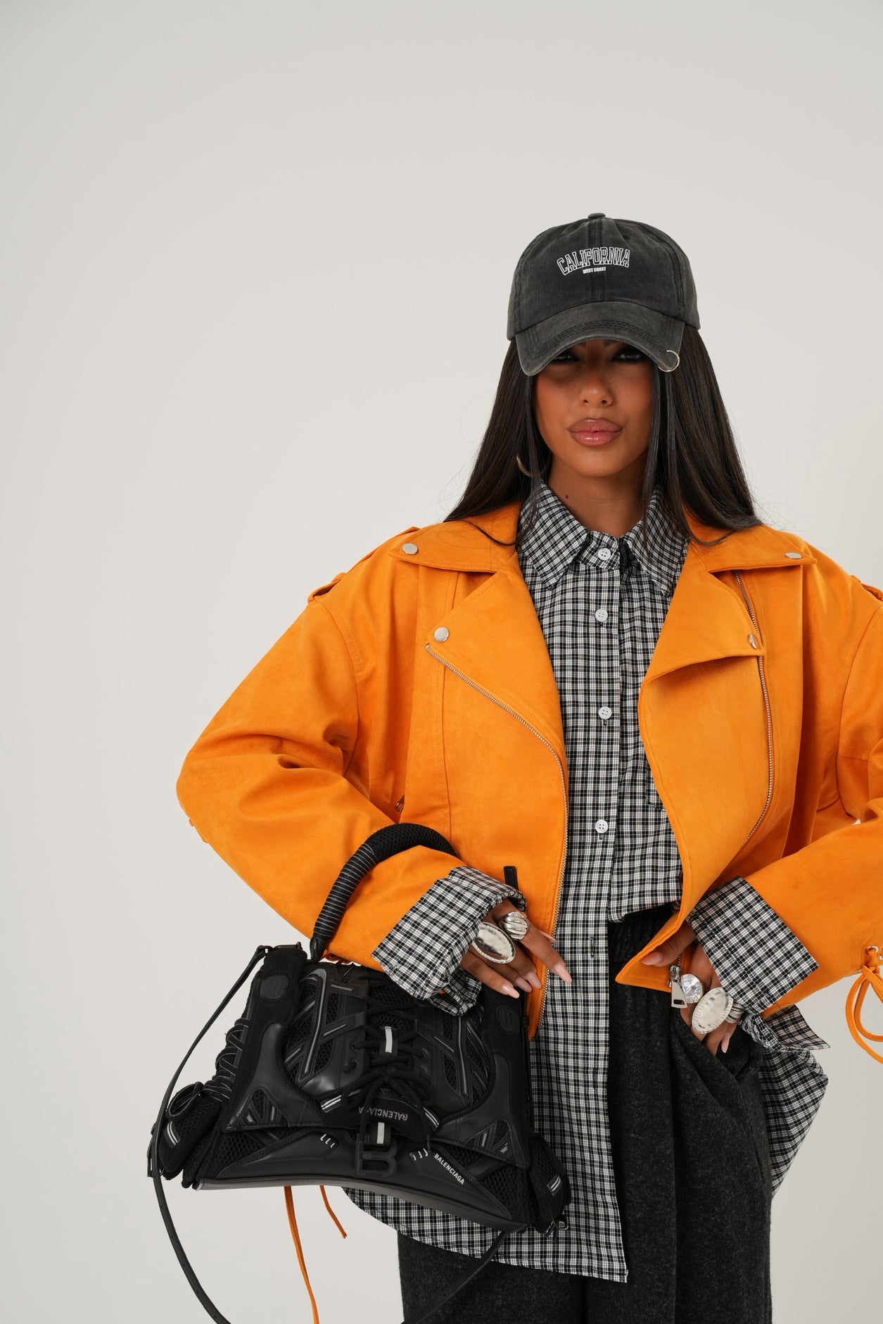 Chiodo stringhe Velia arancio