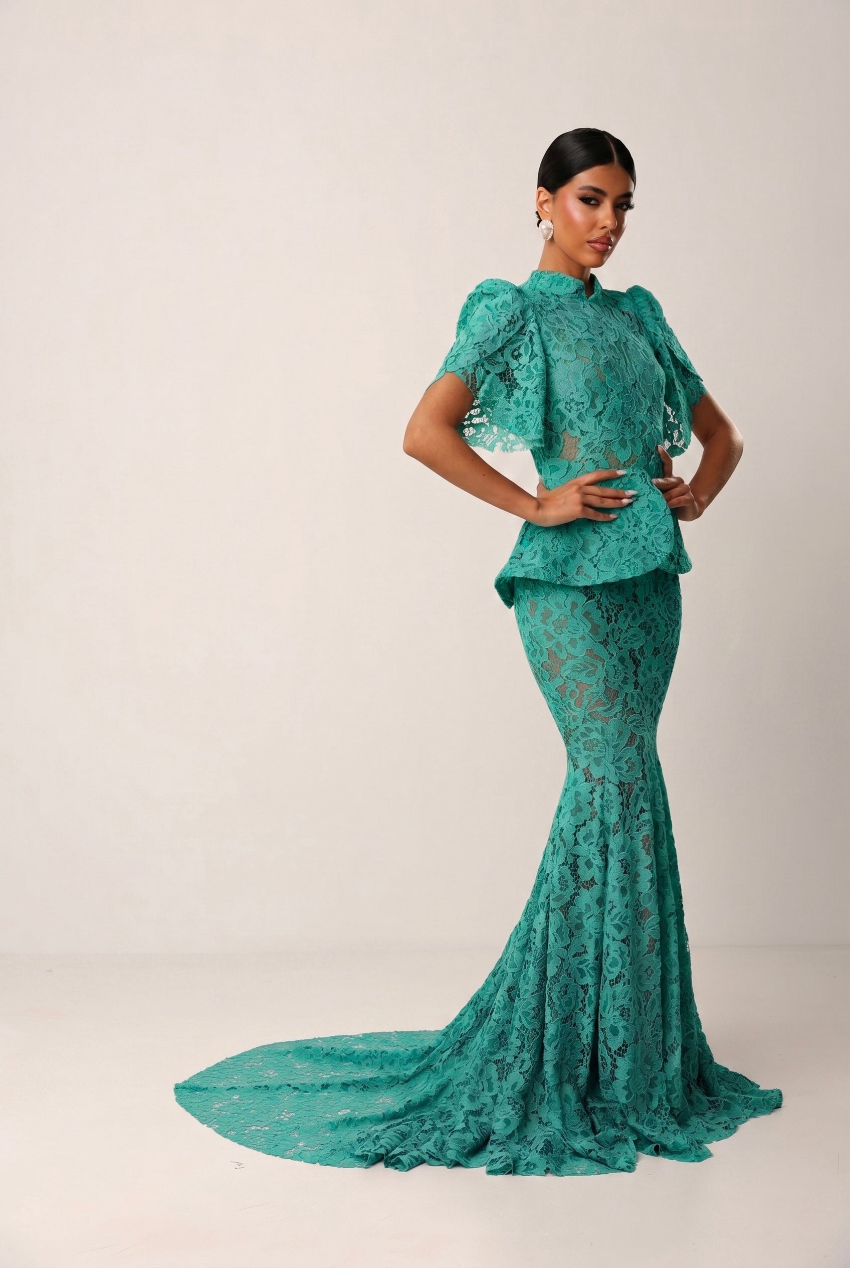 PRE-ORDINE VESTITO PROMISE VERDE SMERALDO BY MARZIA MANGO
