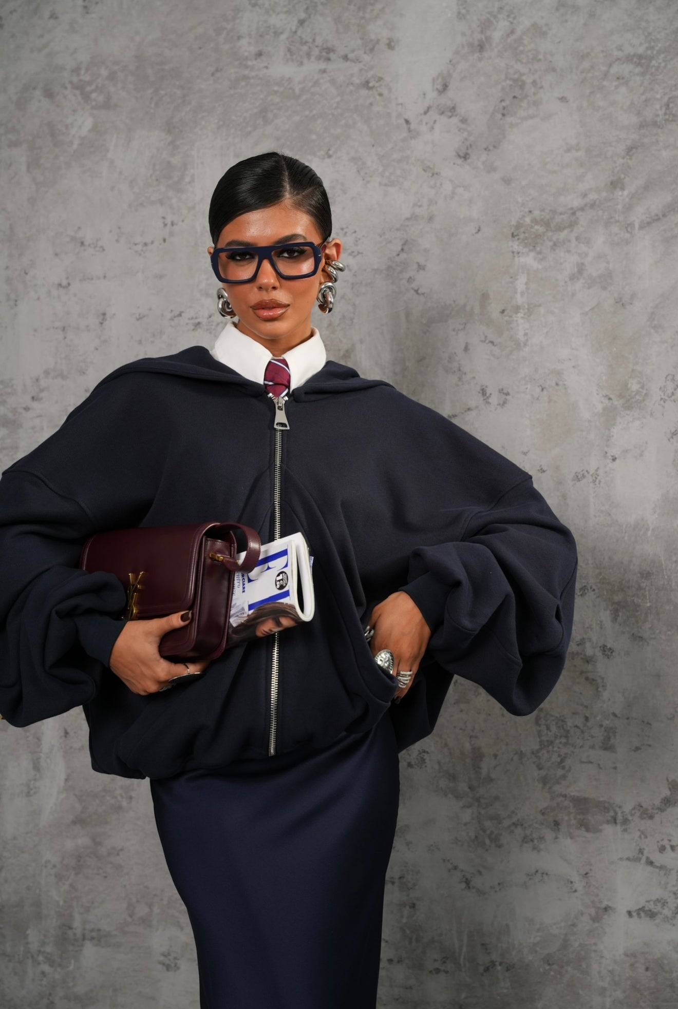 Felpa Adeline blu notte