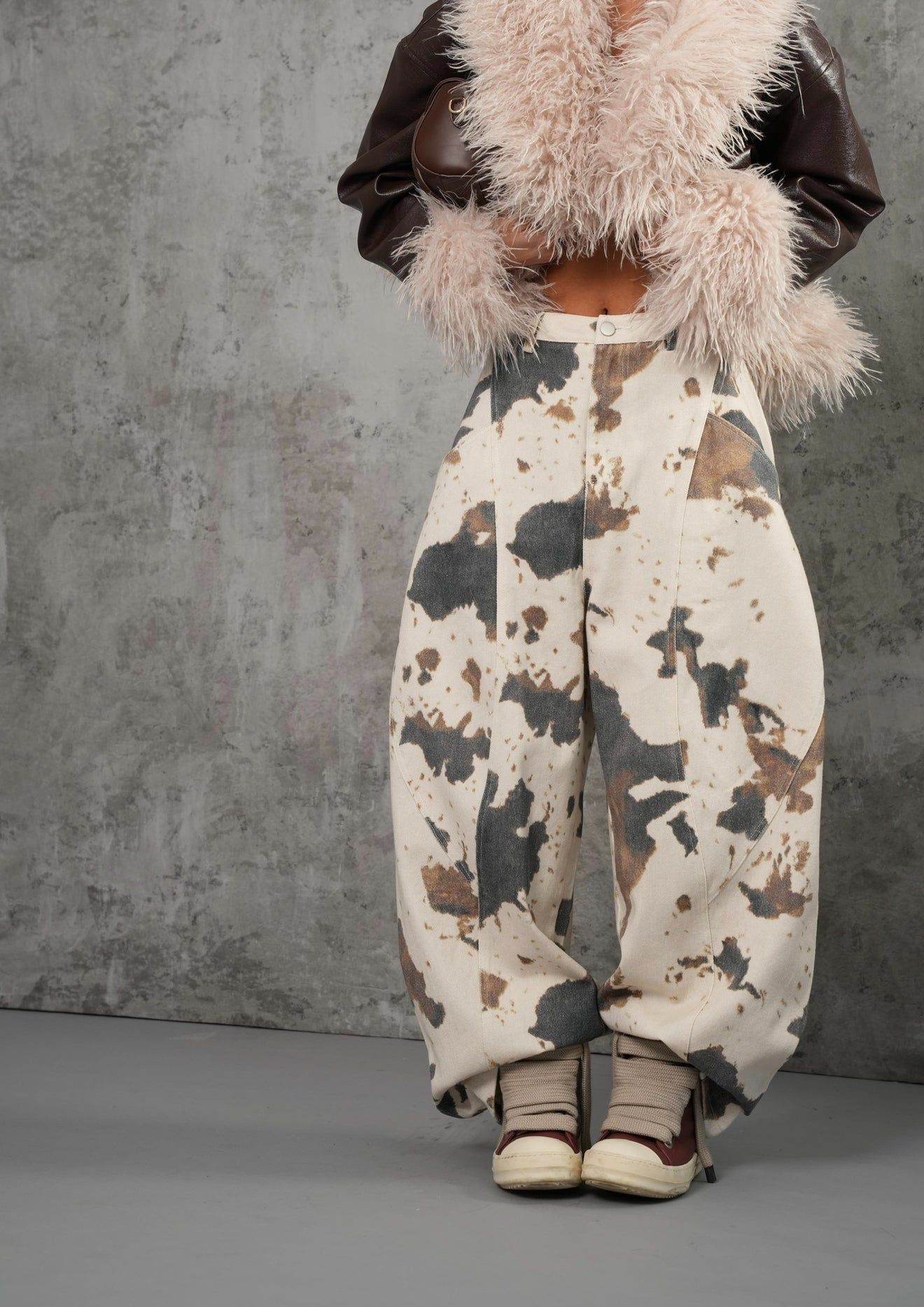 JEANS VANESSA ANIMALIER