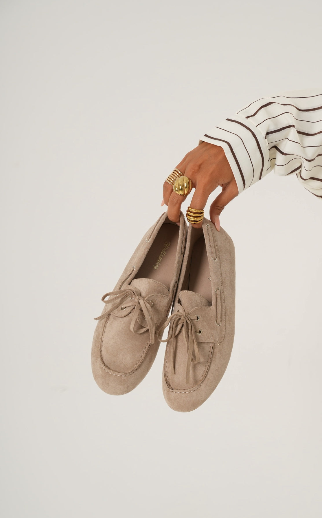 Mocassini ecocamoscio Avalon beige