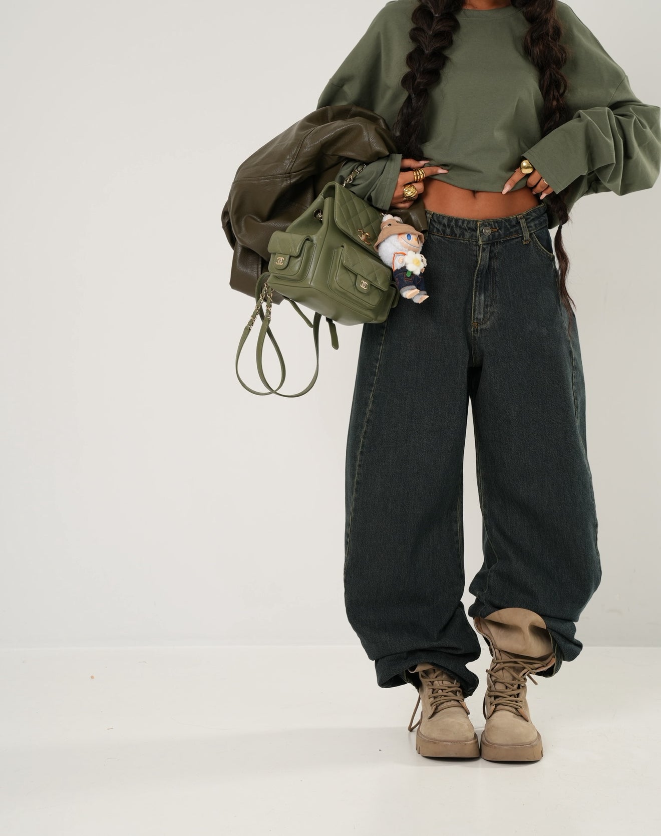 Jeans sabbiato Tania balloon By Lumina