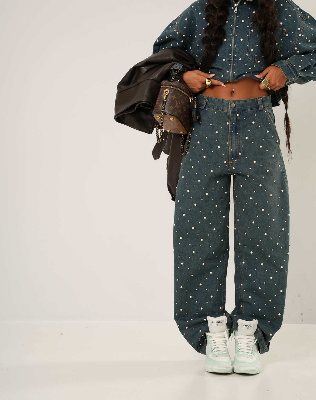 Jeans Jessy denim sabbiato