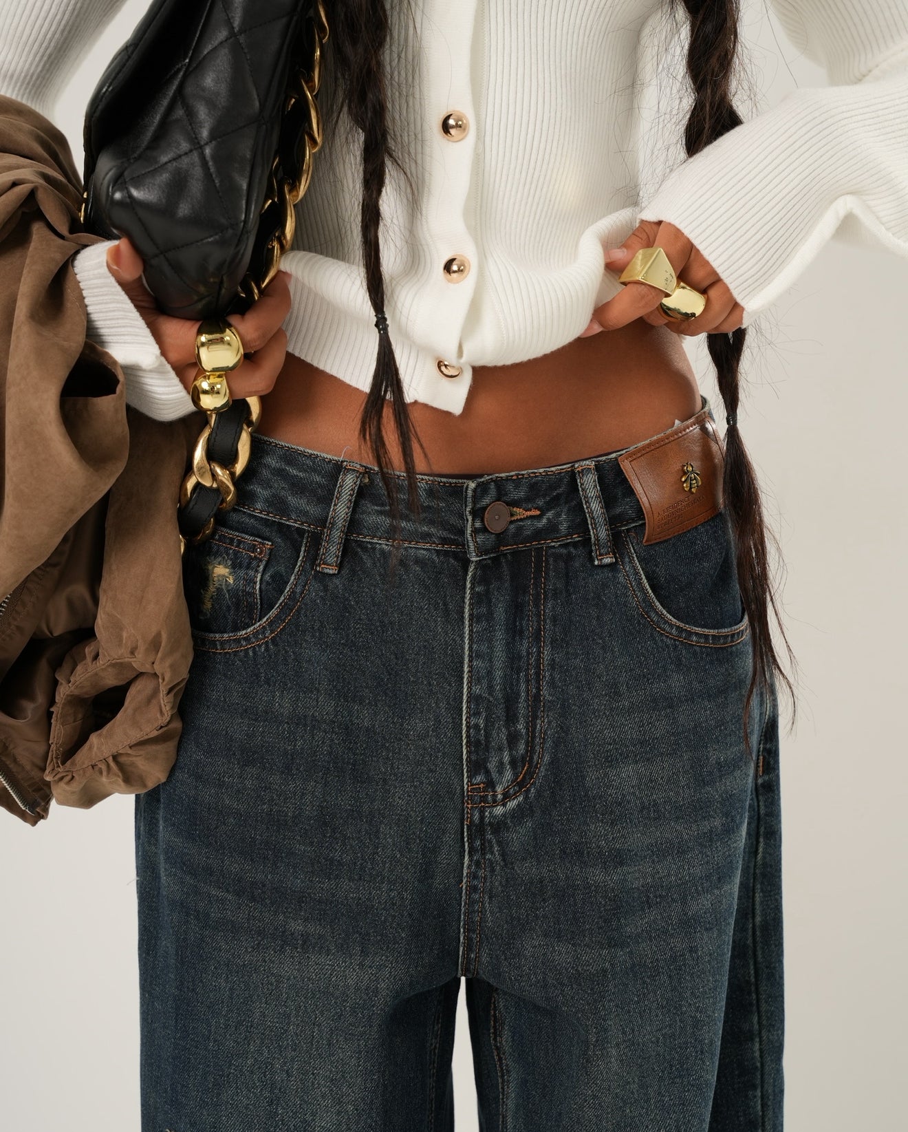 JEANS BEE 2.0 DENIM SCURO