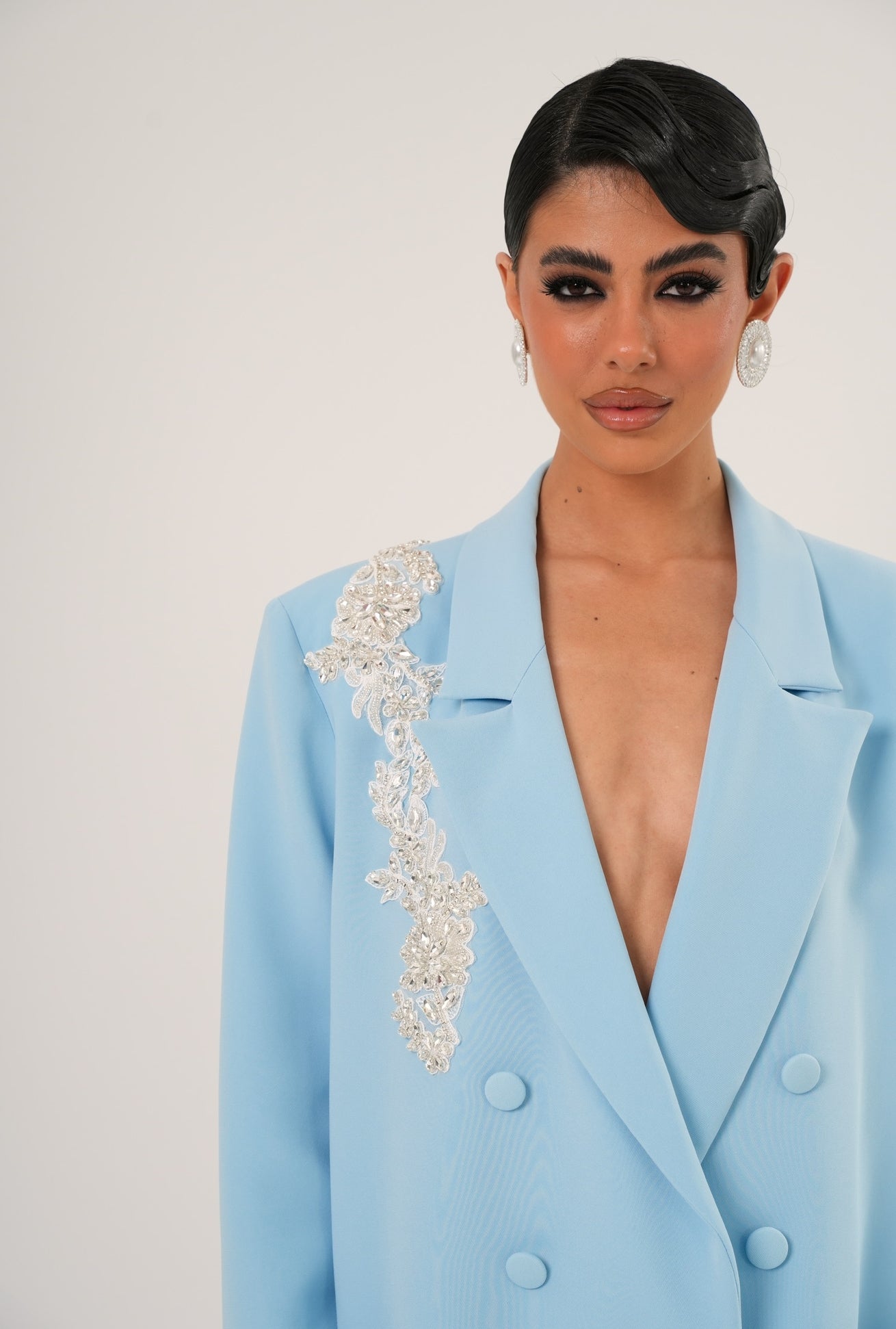 Blazer Partenope azzurro