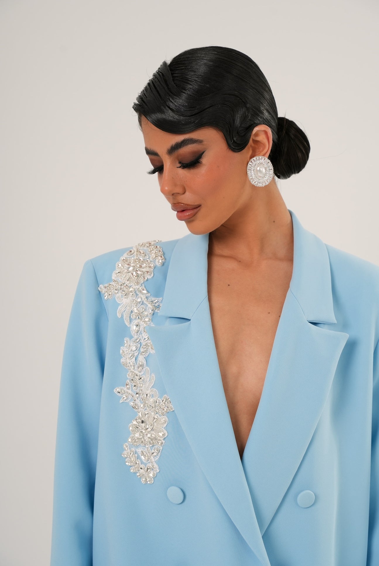 Blazer Partenope azzurro