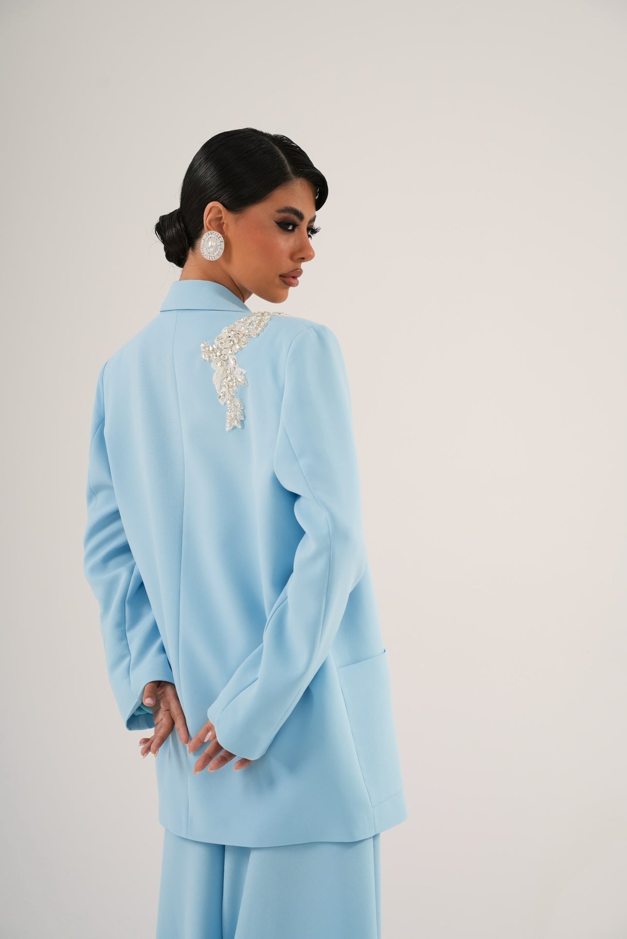 Blazer Partenope azzurro