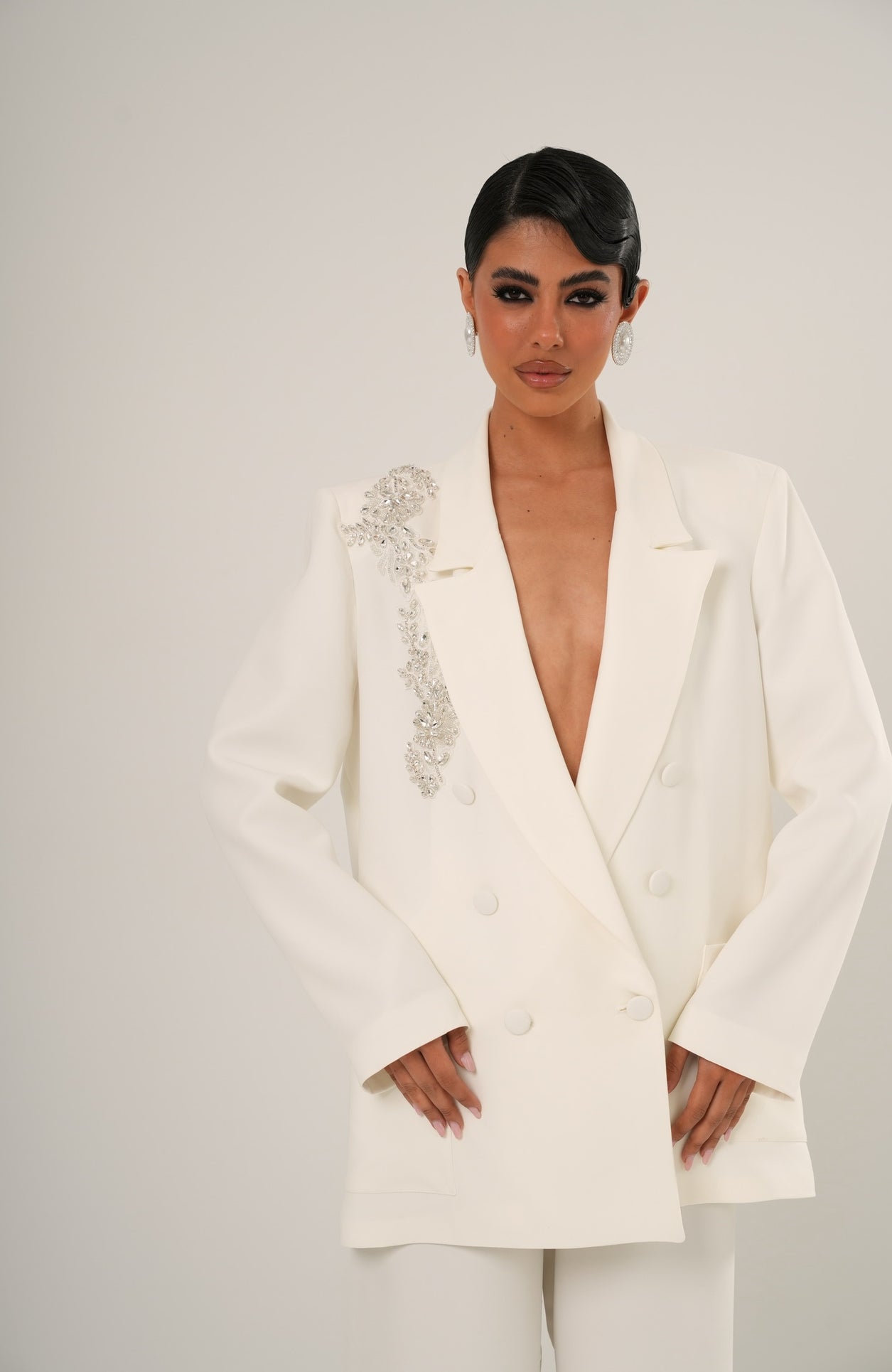 Blazer Partenope bianco