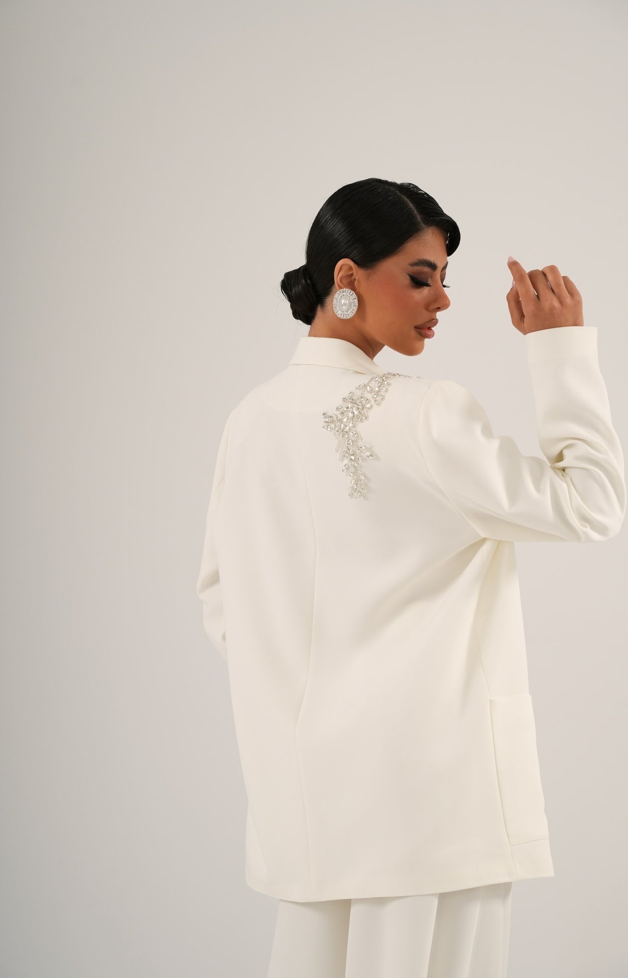 Blazer Partenope bianco