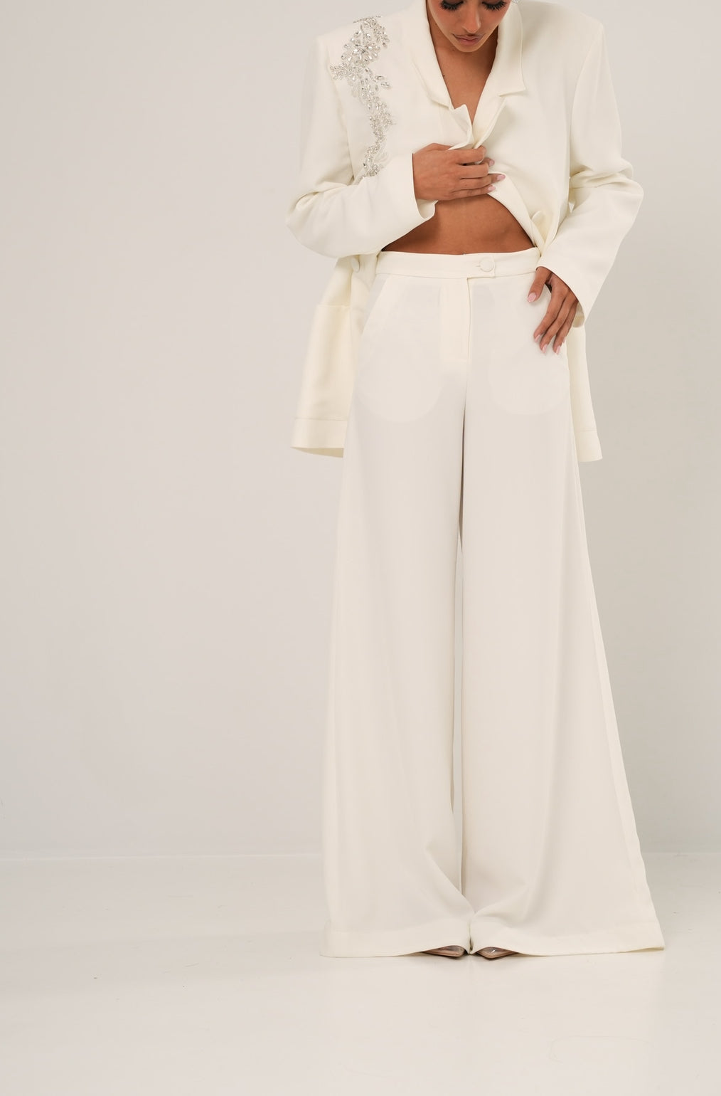 Pantaloni Belvedere bianchi