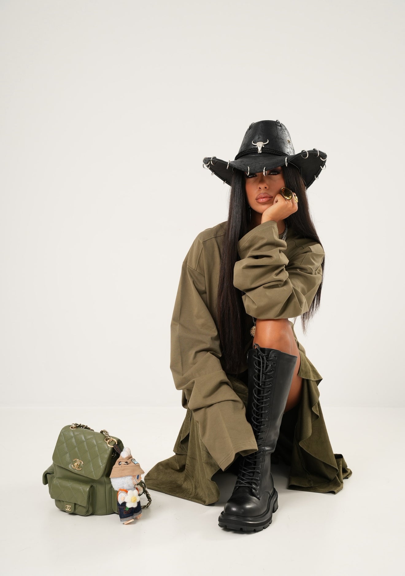 Anfibi alti Argentina neri