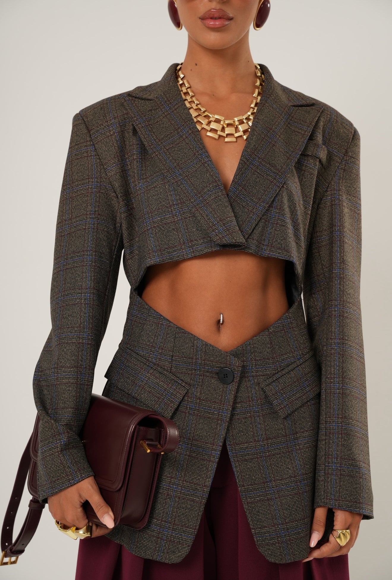 Giacca Dorothy marrone By Lumina