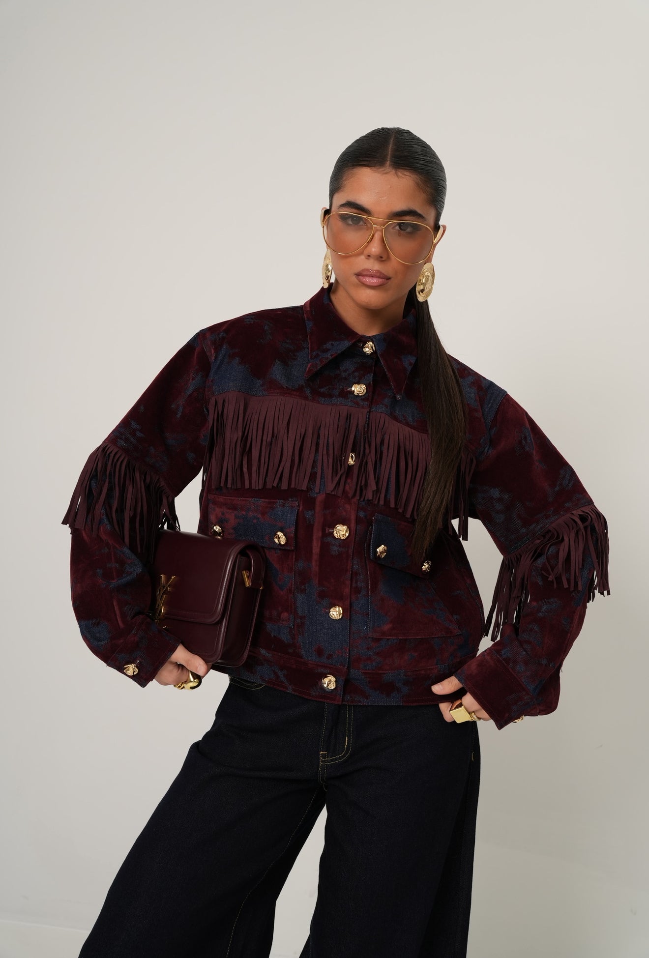 Giacchino velluto Lena bordeaux