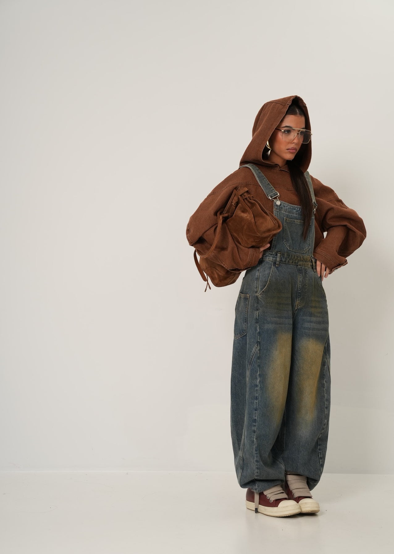 Salopette Velma denim slavata