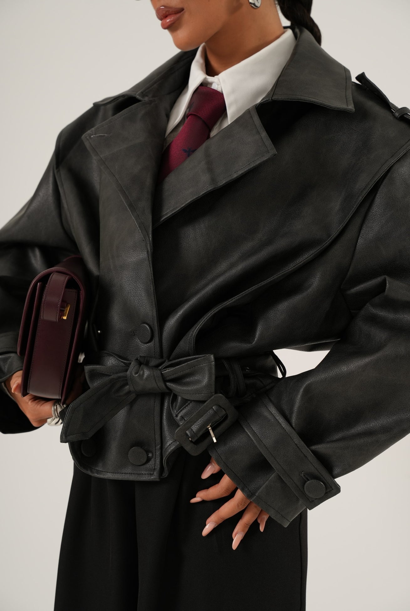 CHIODO ECOPELLE ZELANDA NERO