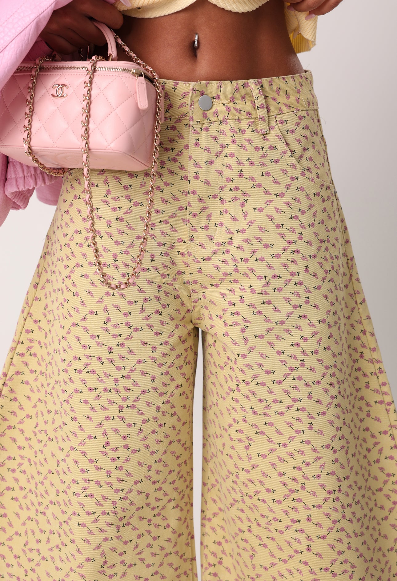 JEANS BALLOON BLOSSOM GIALLI