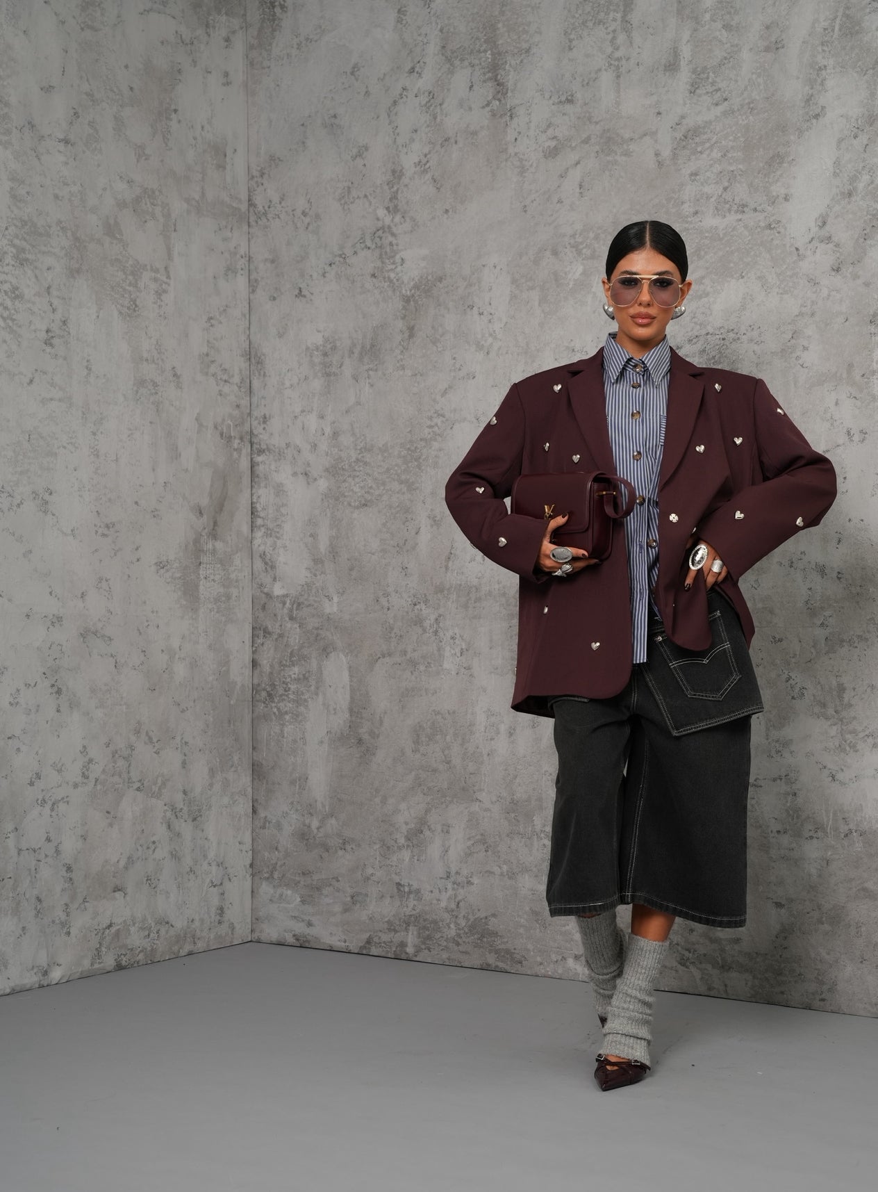 Bermuda Pocket denim nero