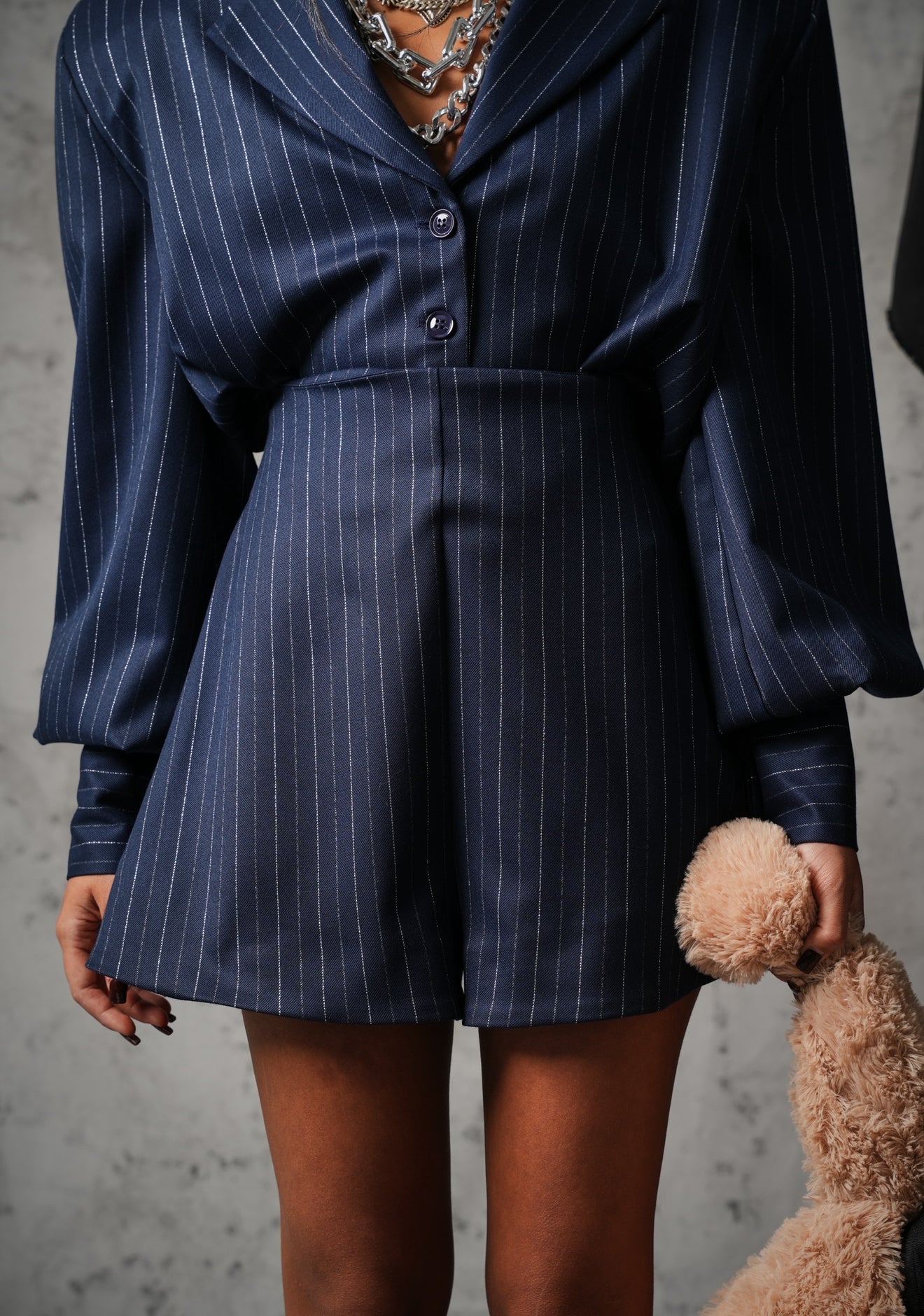 SHORTS GESSATO DEAMON BLU BY MARZIA MANGO