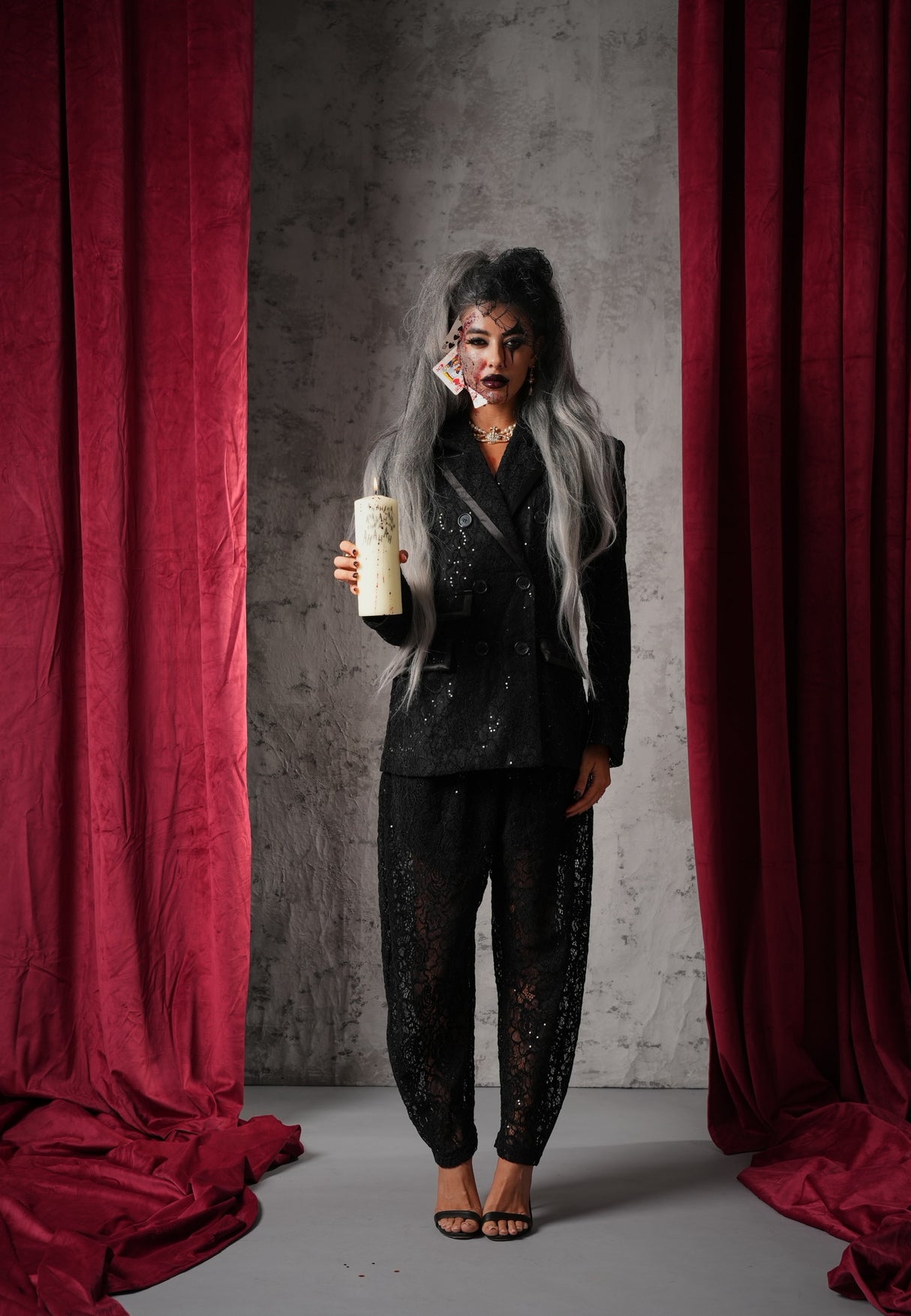 TAILLEUR HARLEY QUINN NERO CHIC SHOES IN TOWN