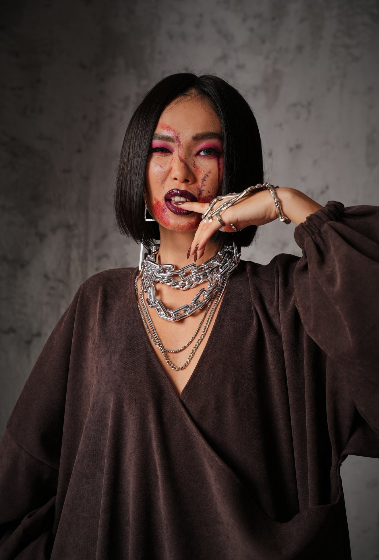 VESTITO HALLOWEEN MARRONE BY MARZIA MANGO