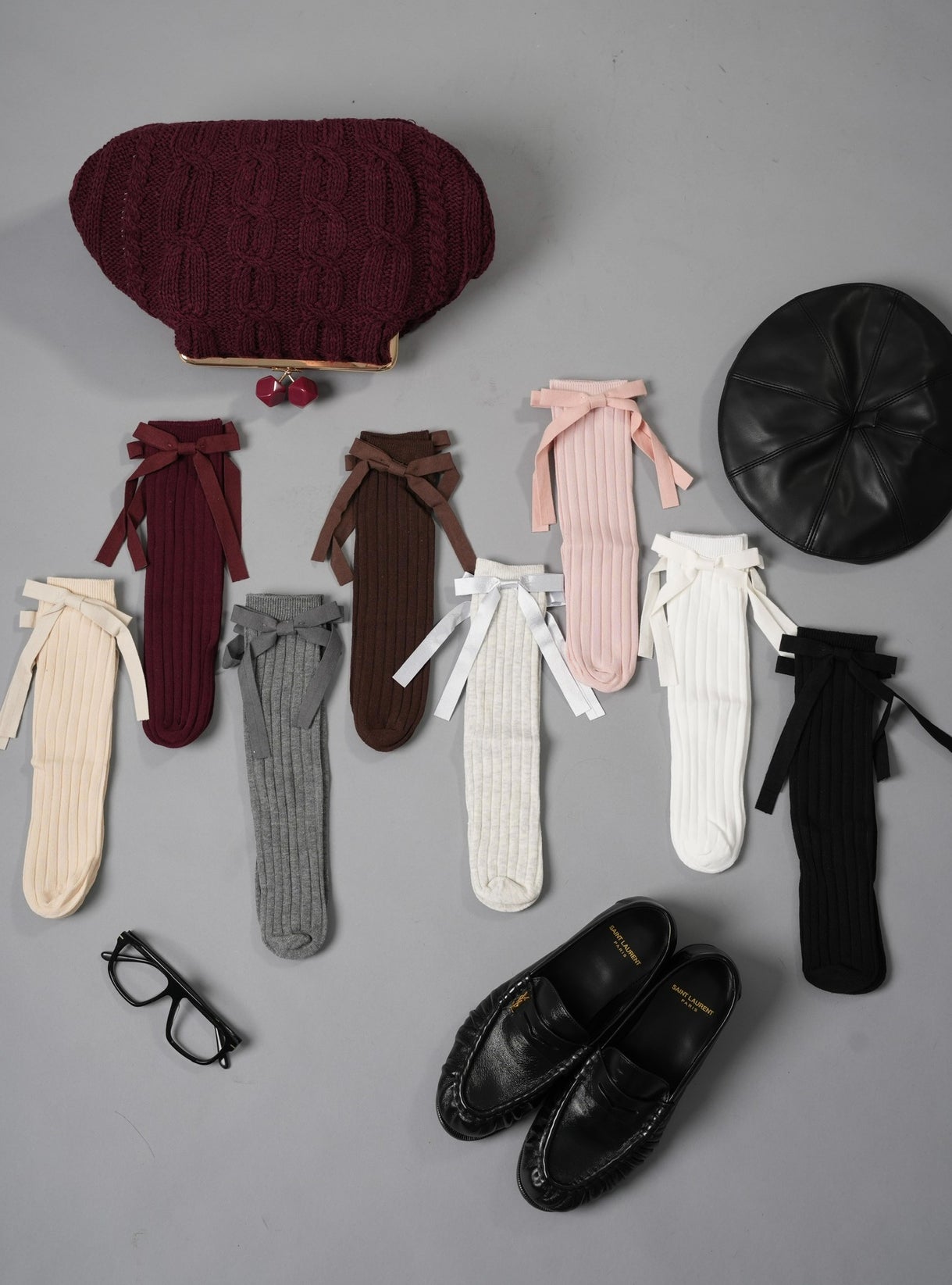 CALZINI FIOCCHETTI VARI COLORI