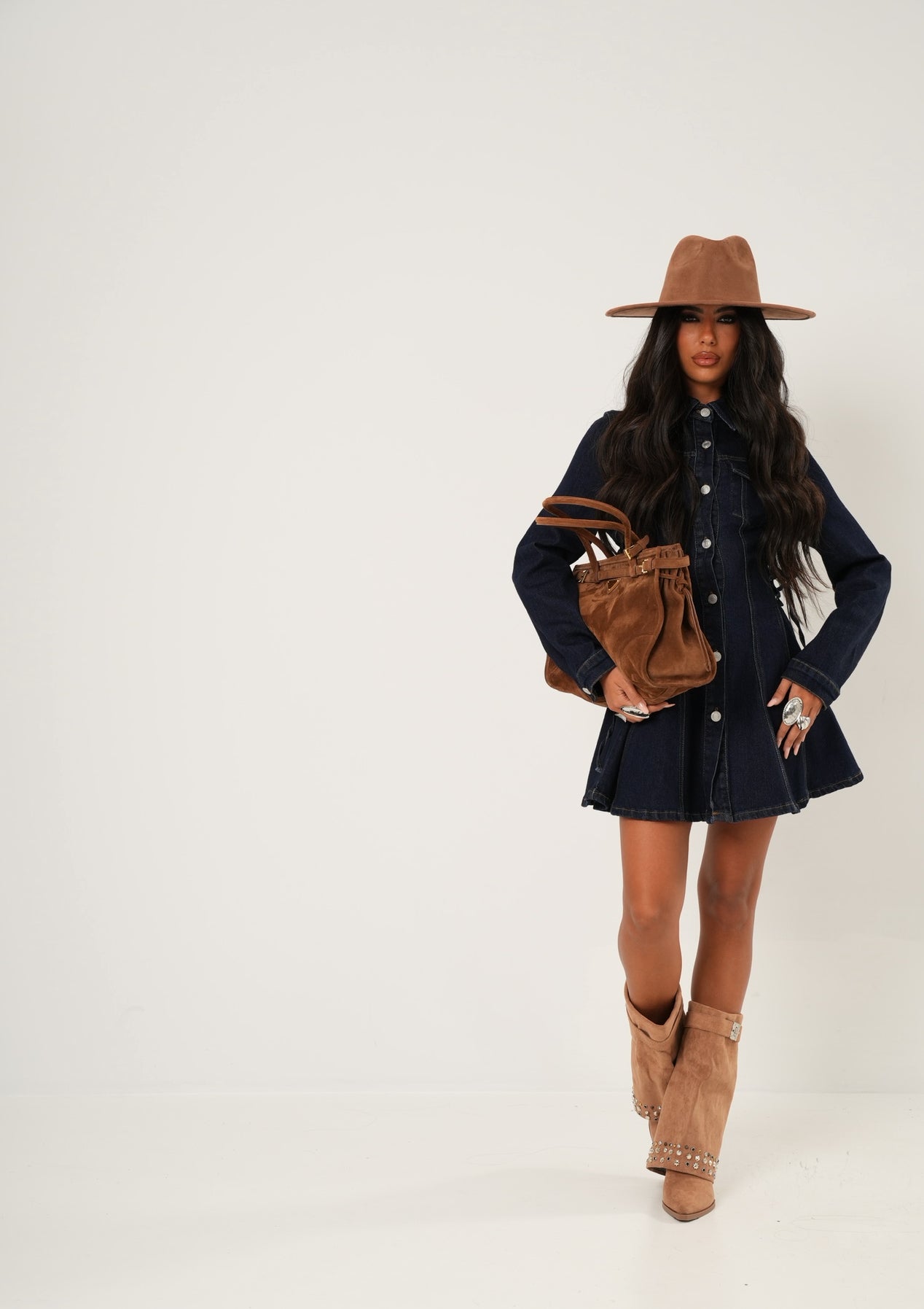 Vestito Amaia denim scuro