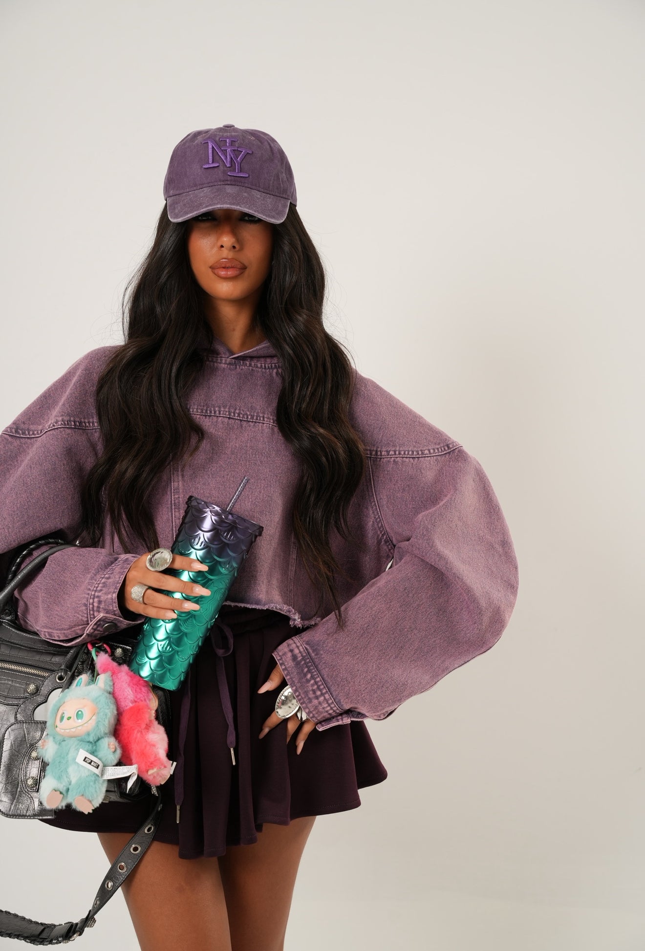 FELPA CAPPUCCIO MORAD ROSA