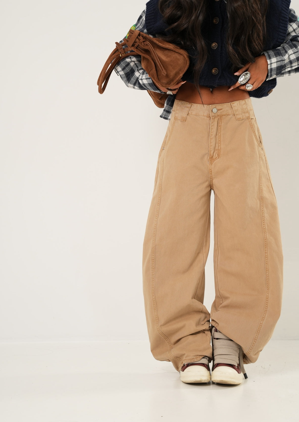 Jeans balloon Ginger beige