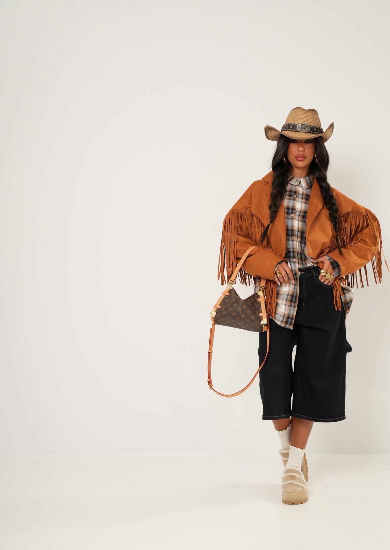 Giacca ecocamoscio Lapponia cuoio