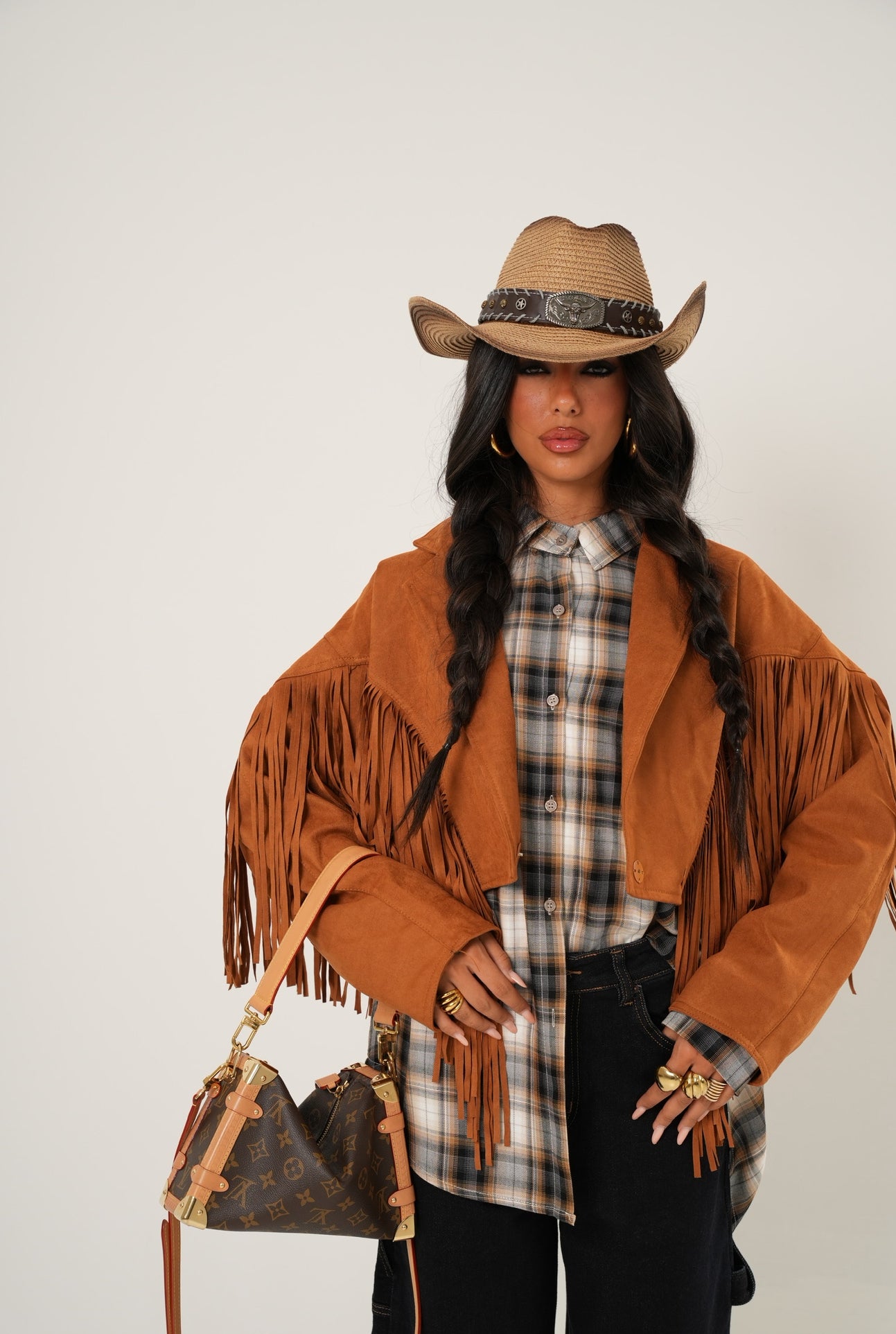 Giacca ecocamoscio Lapponia cuoio