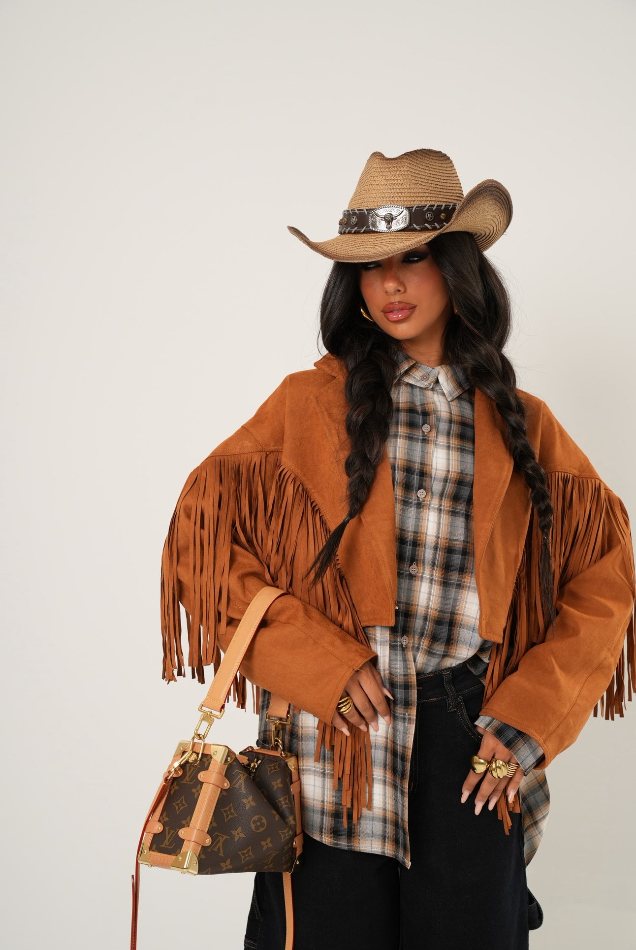 Giacca ecocamoscio Lapponia cuoio