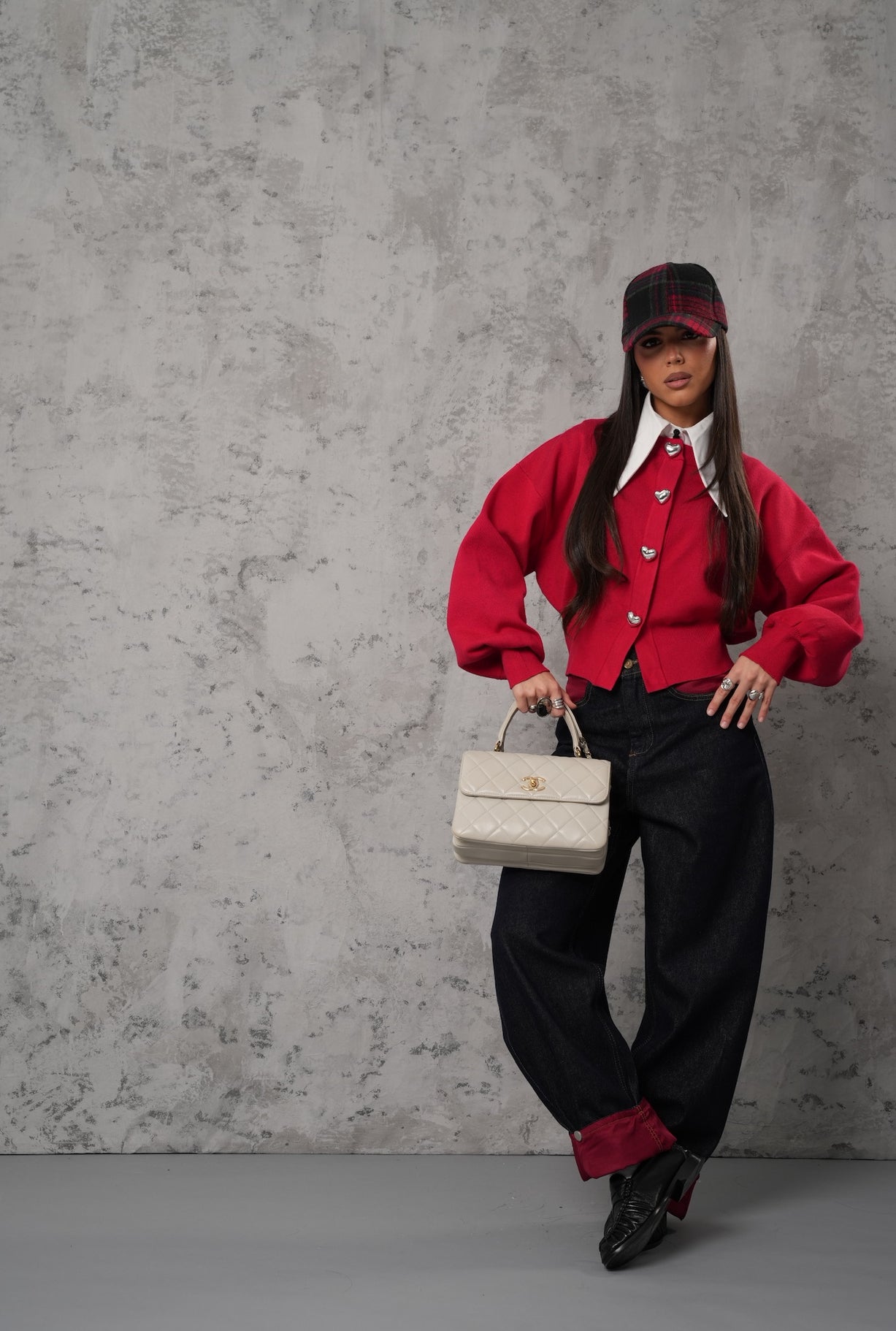 JEANS CLEMENTINO ROSSO