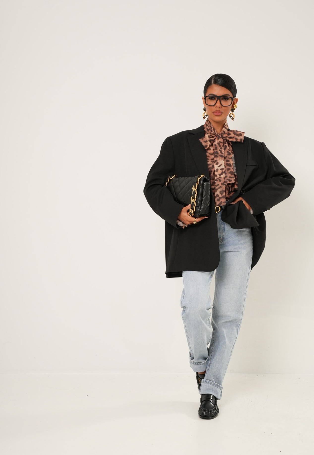 JEANS "PRONTI, PARTENZA,VIA" DENIM CHIARO