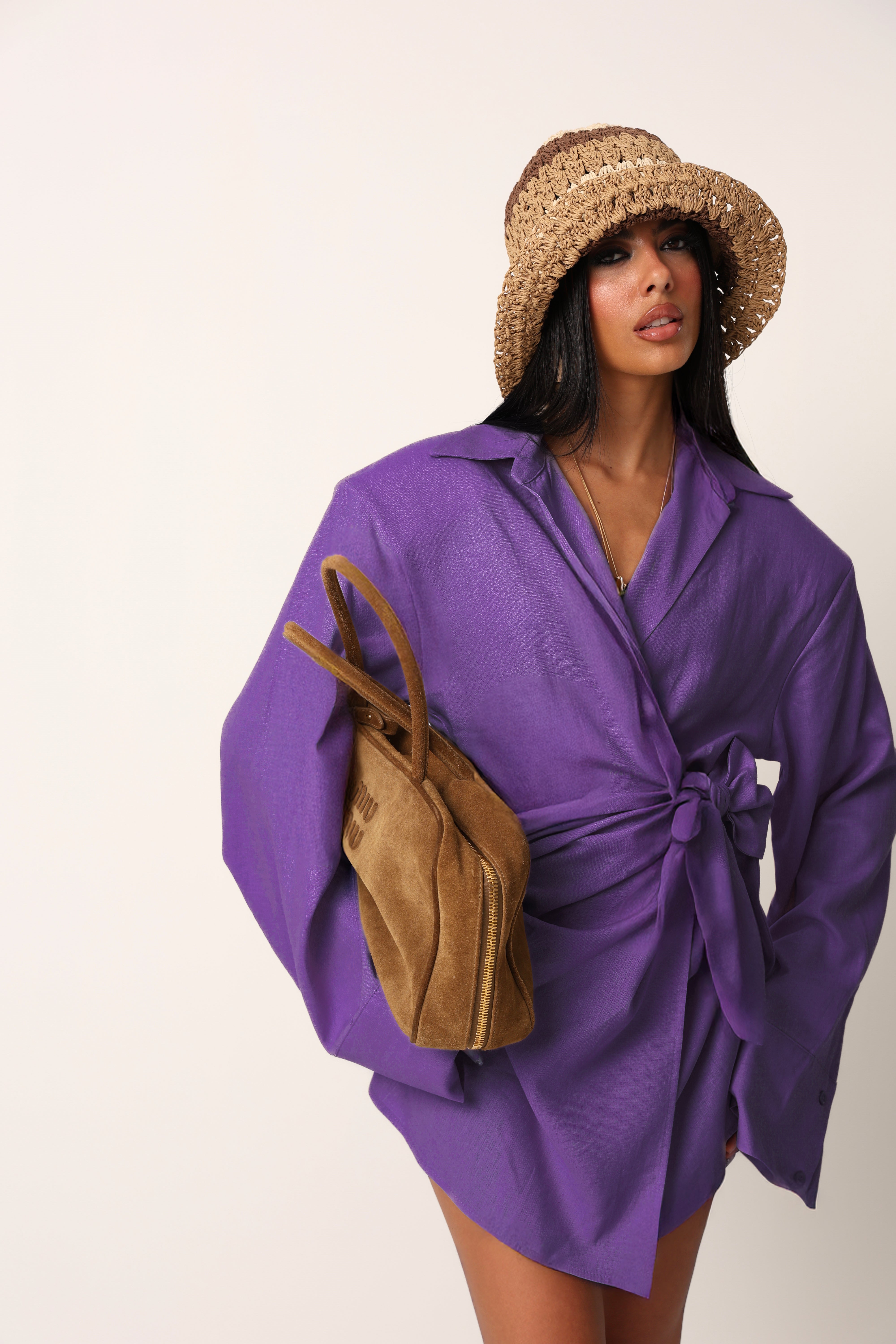 VESTITO PORTAFOGLIO ILIANA VIOLA