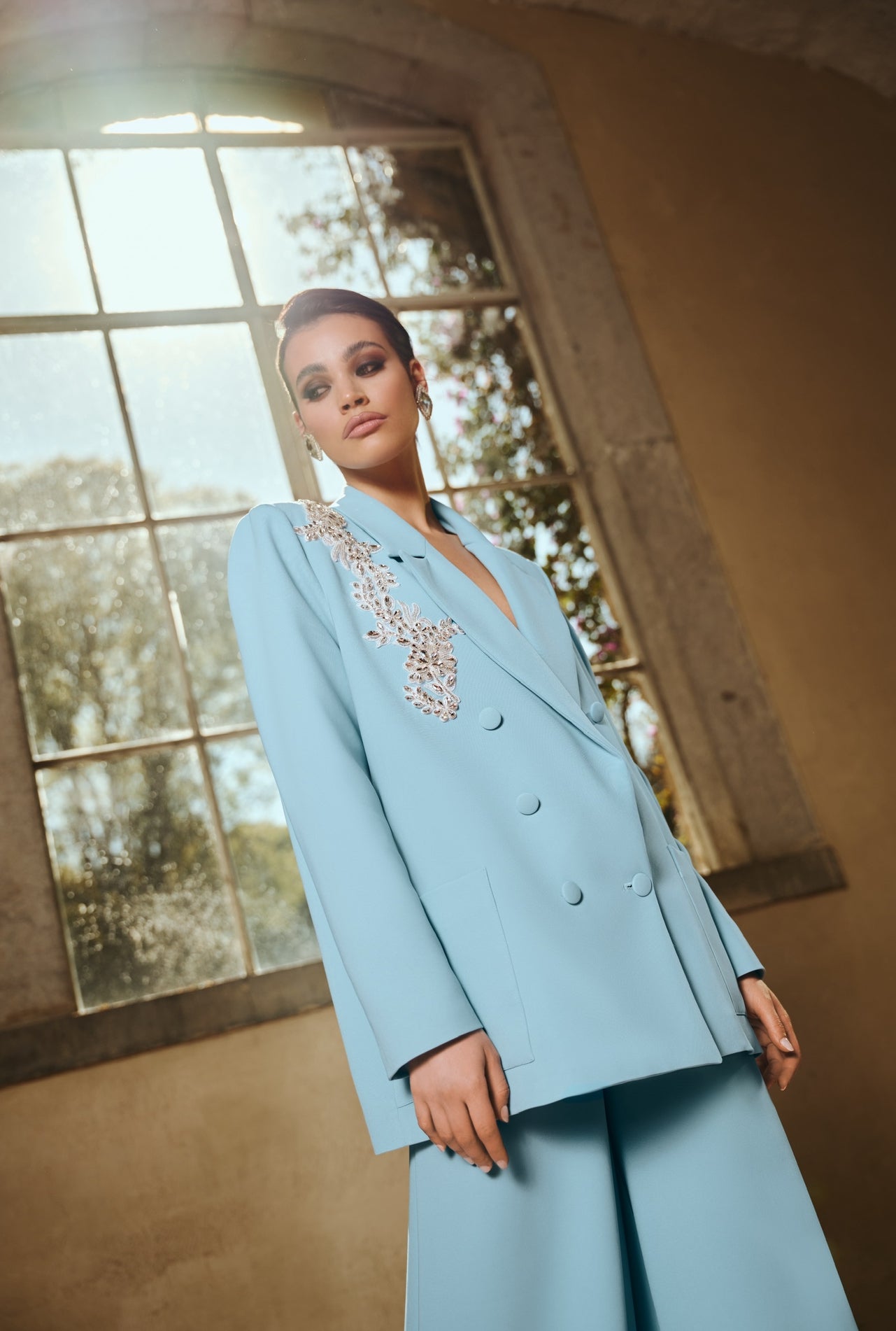 Blazer Partenope azzurro