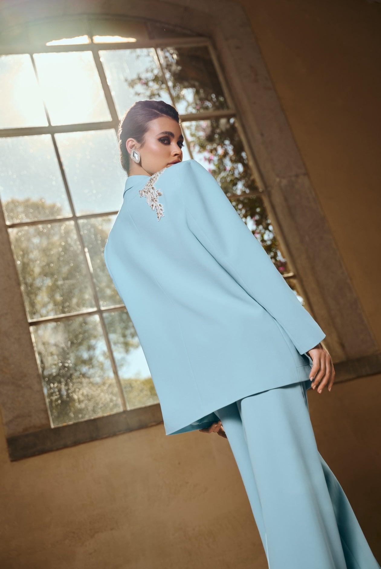 Blazer Partenope azzurro