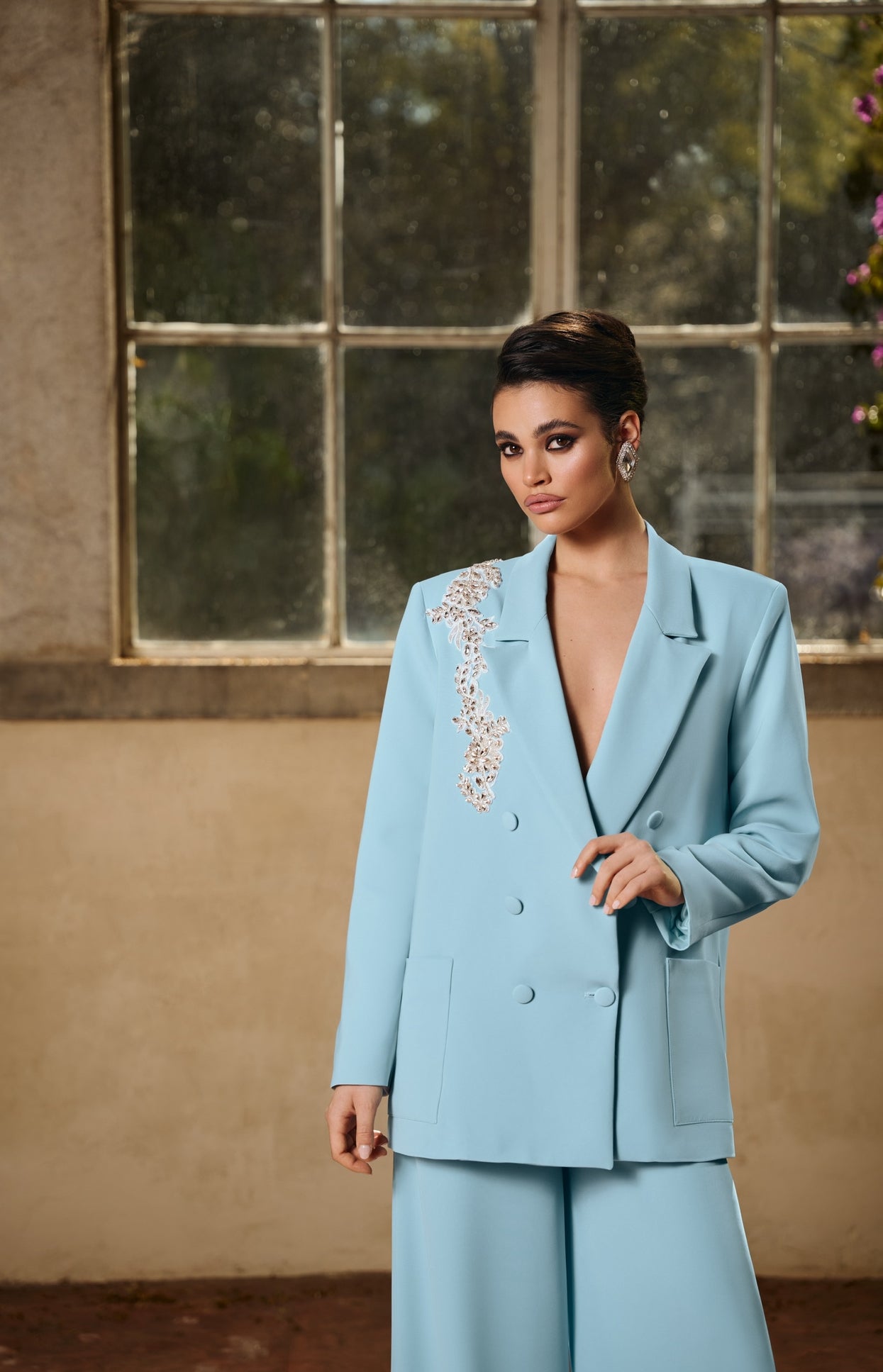 Blazer Partenope azzurro