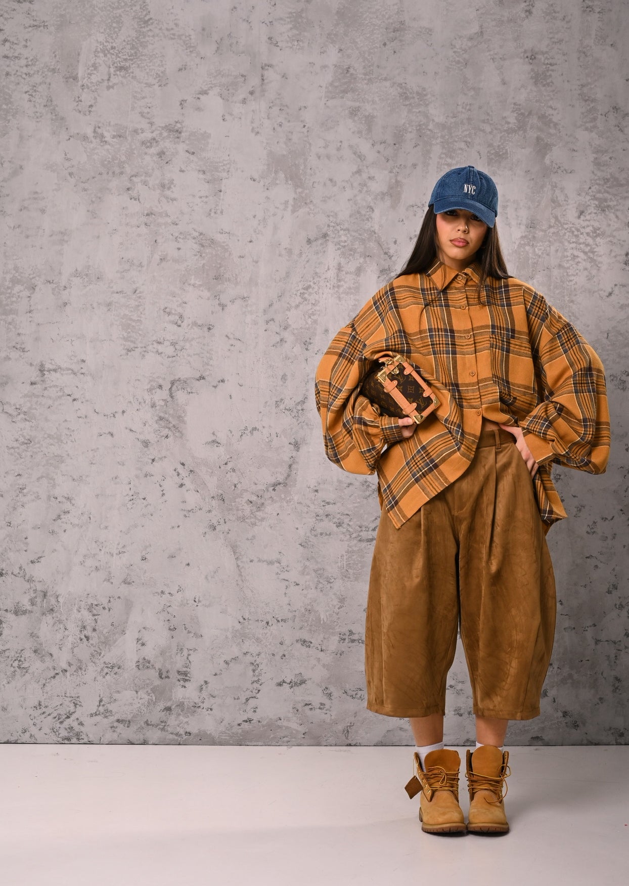 BERMUDA ECOCAMOSCIO MILLIE CAMEL