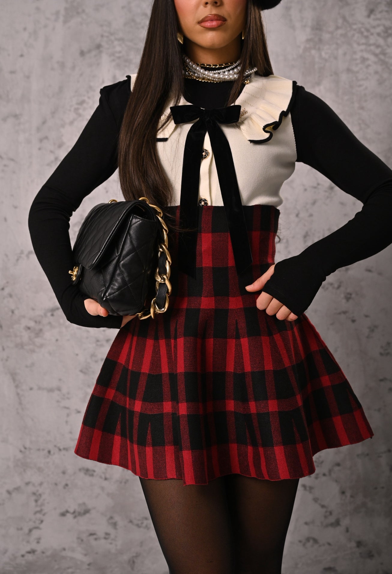 GILET ROUCHES GEMMA PANNA