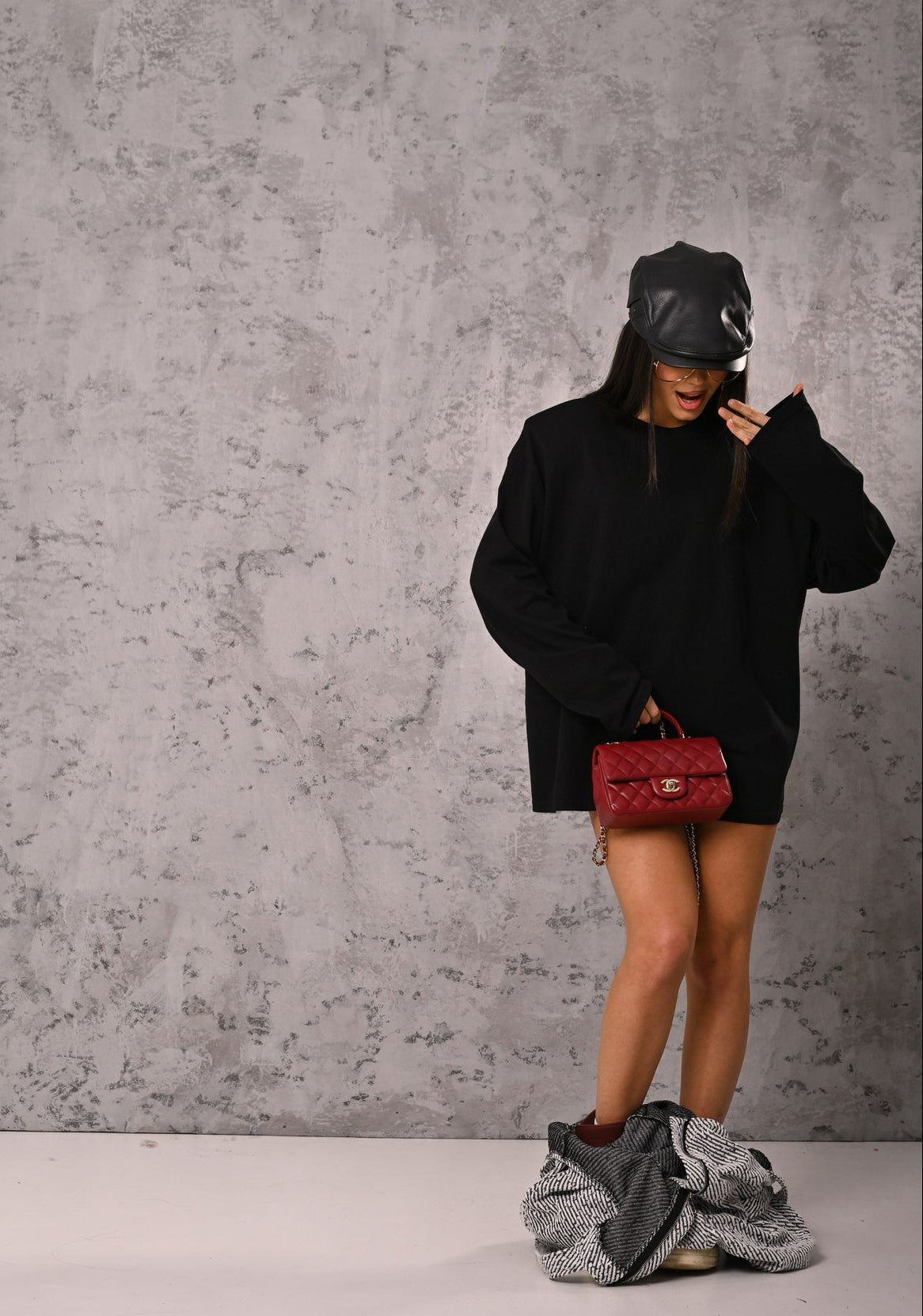 MAGLIA MANICHE LUNGHE GIVEN NERA