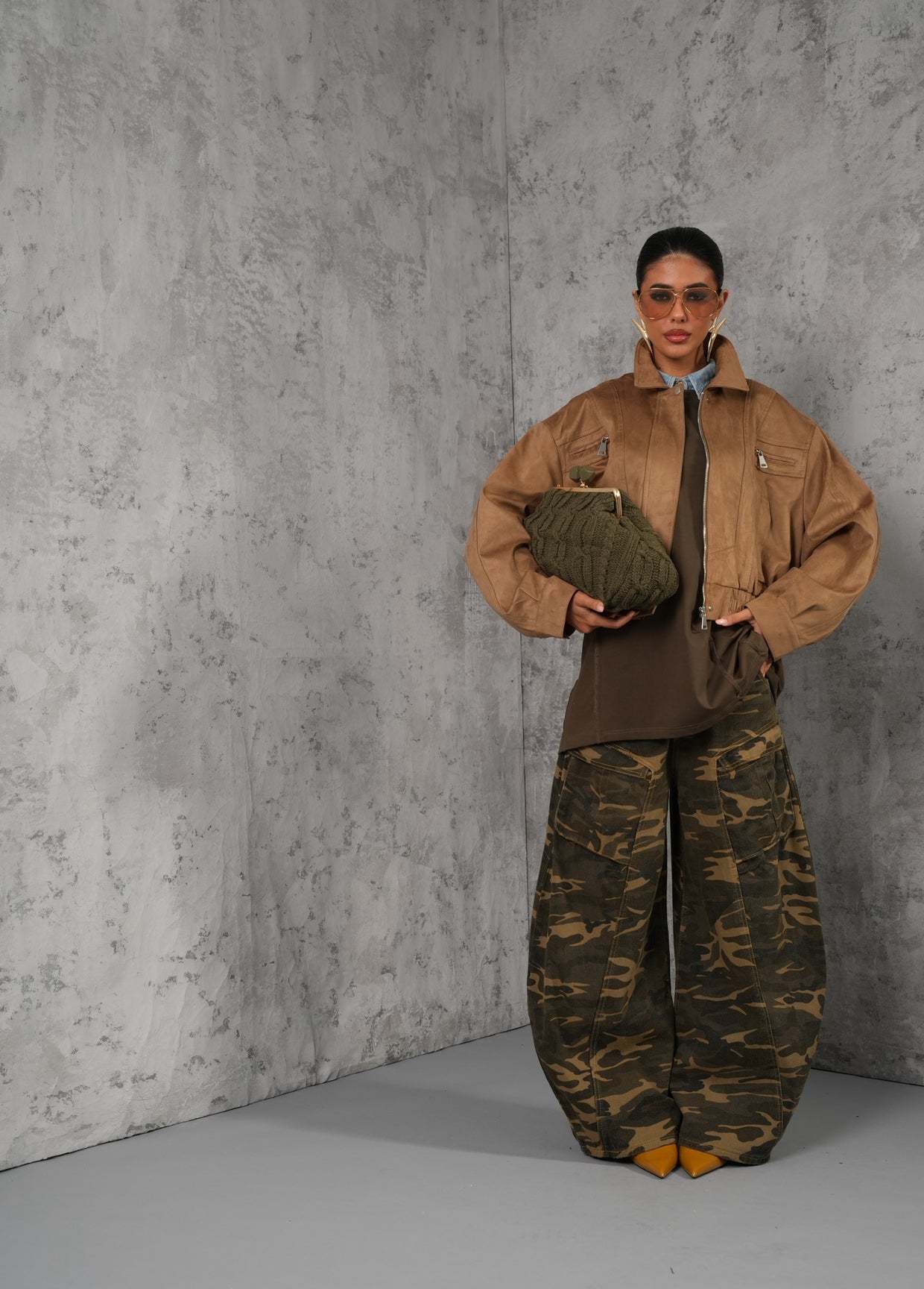 Giubbotto ecocamoscio Morena camel