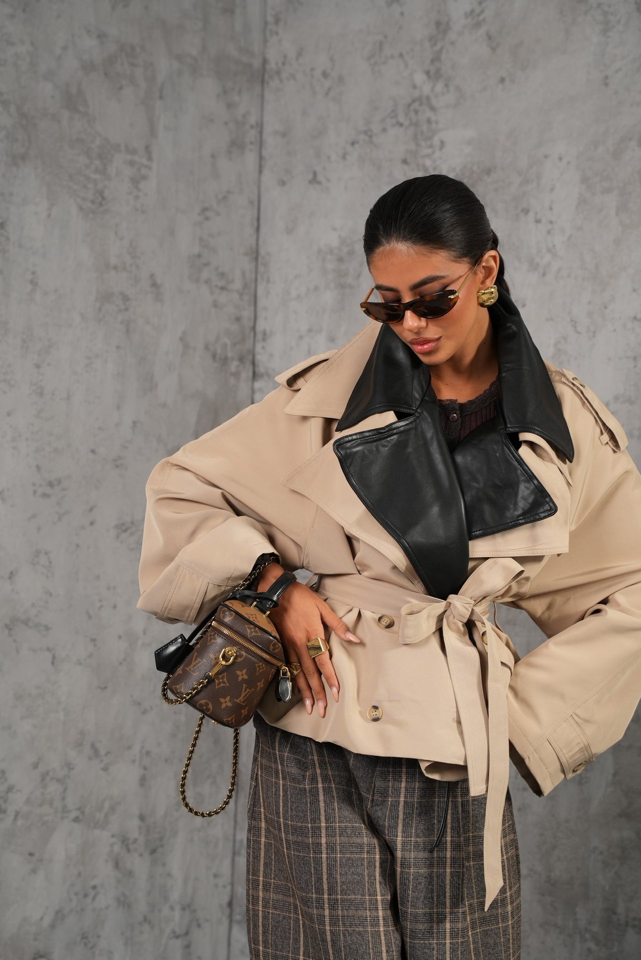 Trench ecopelle Viktoria beige